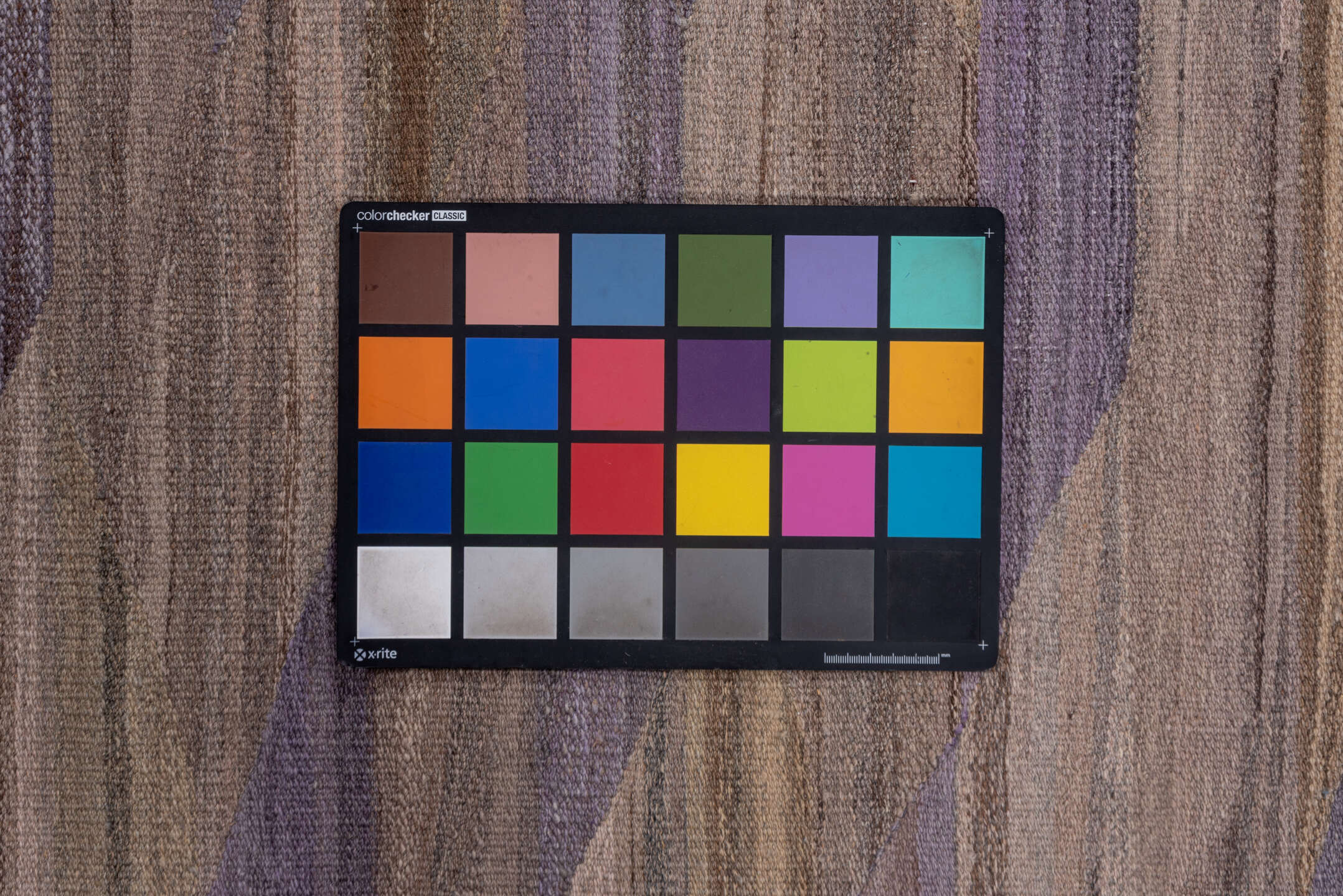 7' x 10' one-of-a-kind handmade vintage Kilim large size rug. Color palette: brown, gray, pink