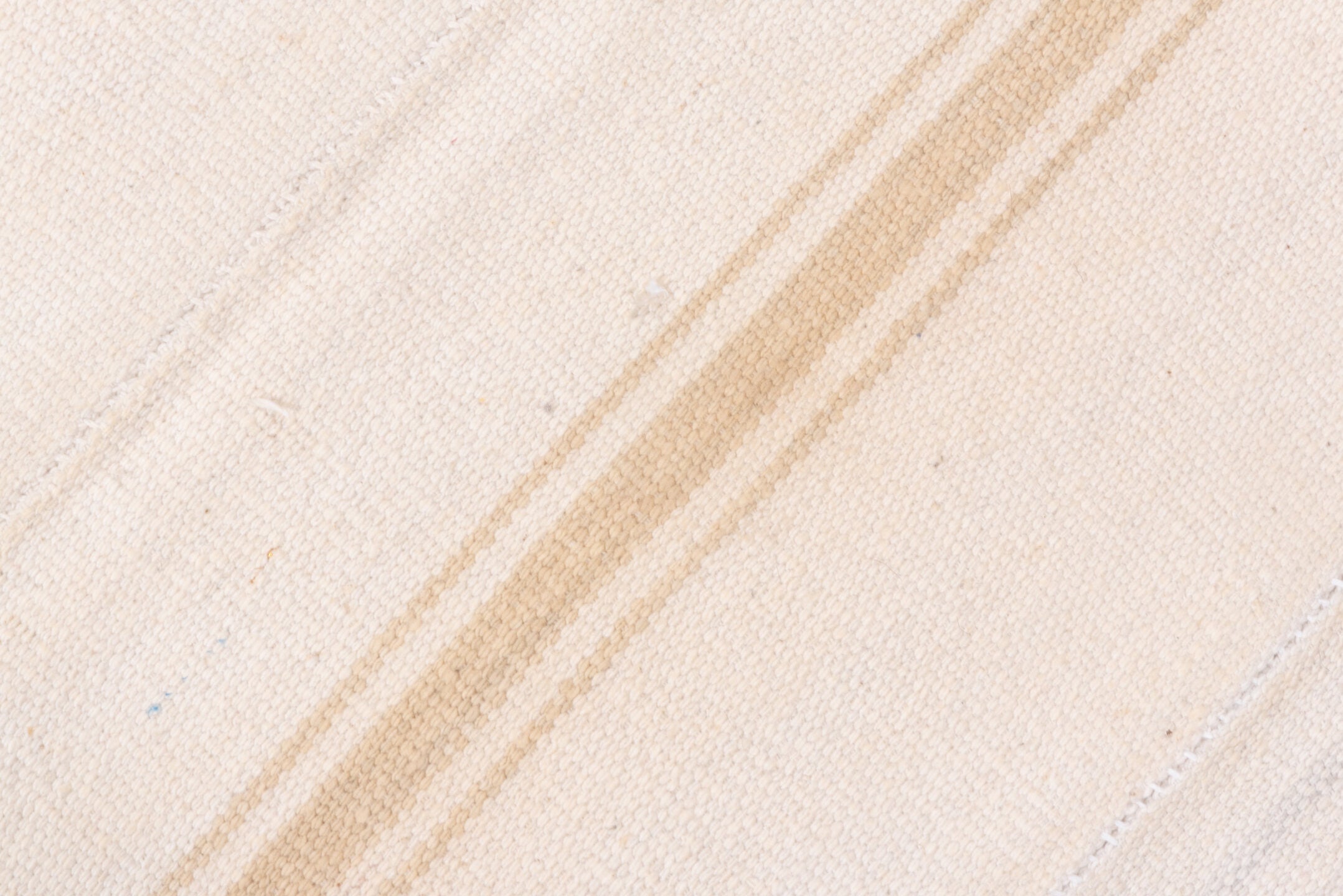 8' x 11' one-of-a-kind handmade vintage Flatweave large size rug. Color palette: ivory, cream, beige, taupe, gray
