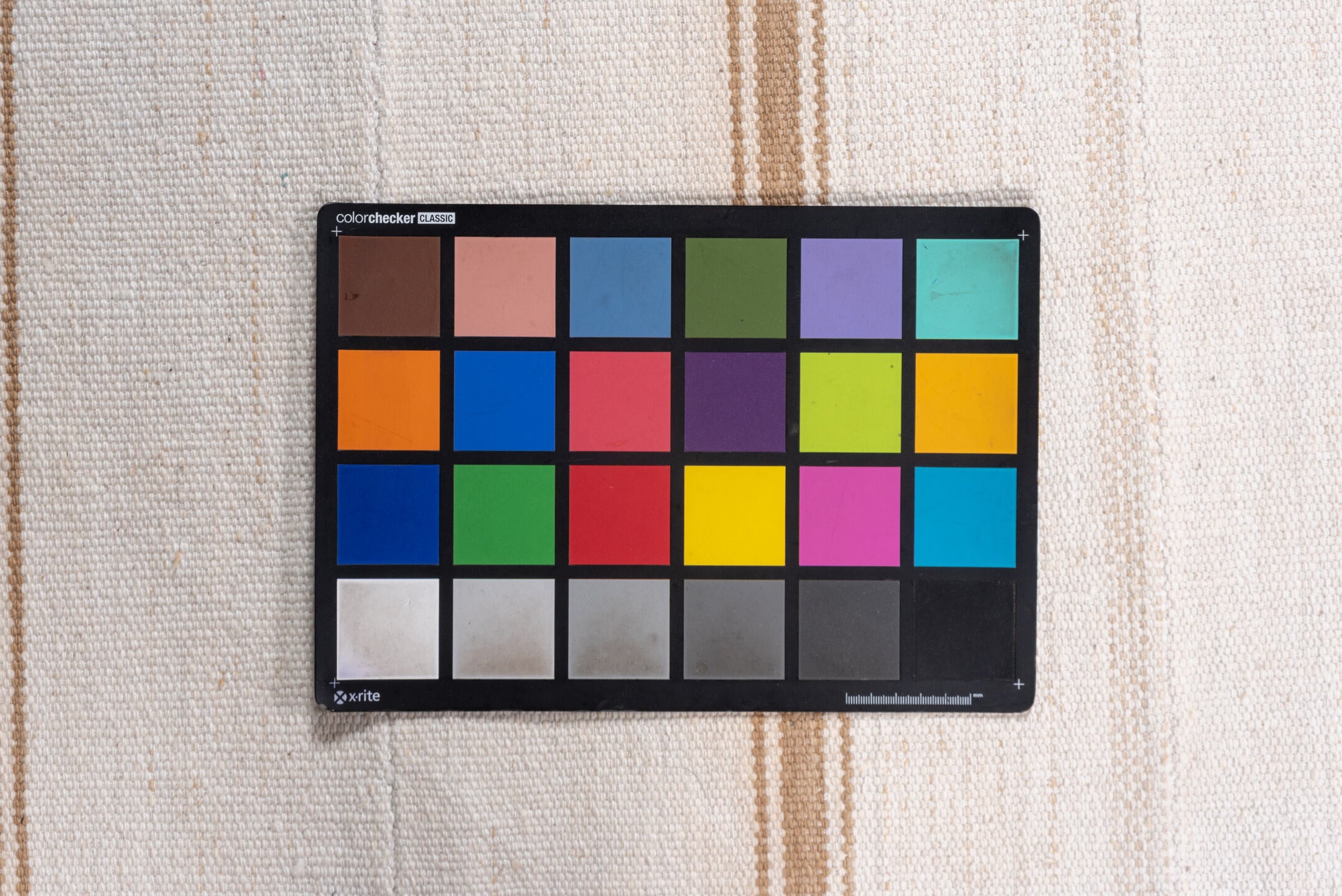 3' x 7' one-of-a-kind handmade vintage Flatweave rug. Color palette: brown, gainsboro, gray, light gray, linen, misty rose