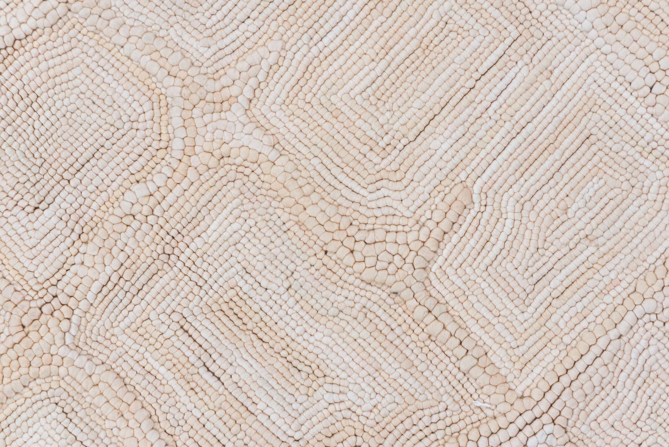 8' x 10' one-of-a-kind handmade vintage Flatweave large size rug. Color palette: ivory, blush, cream, beige, taupe, pink