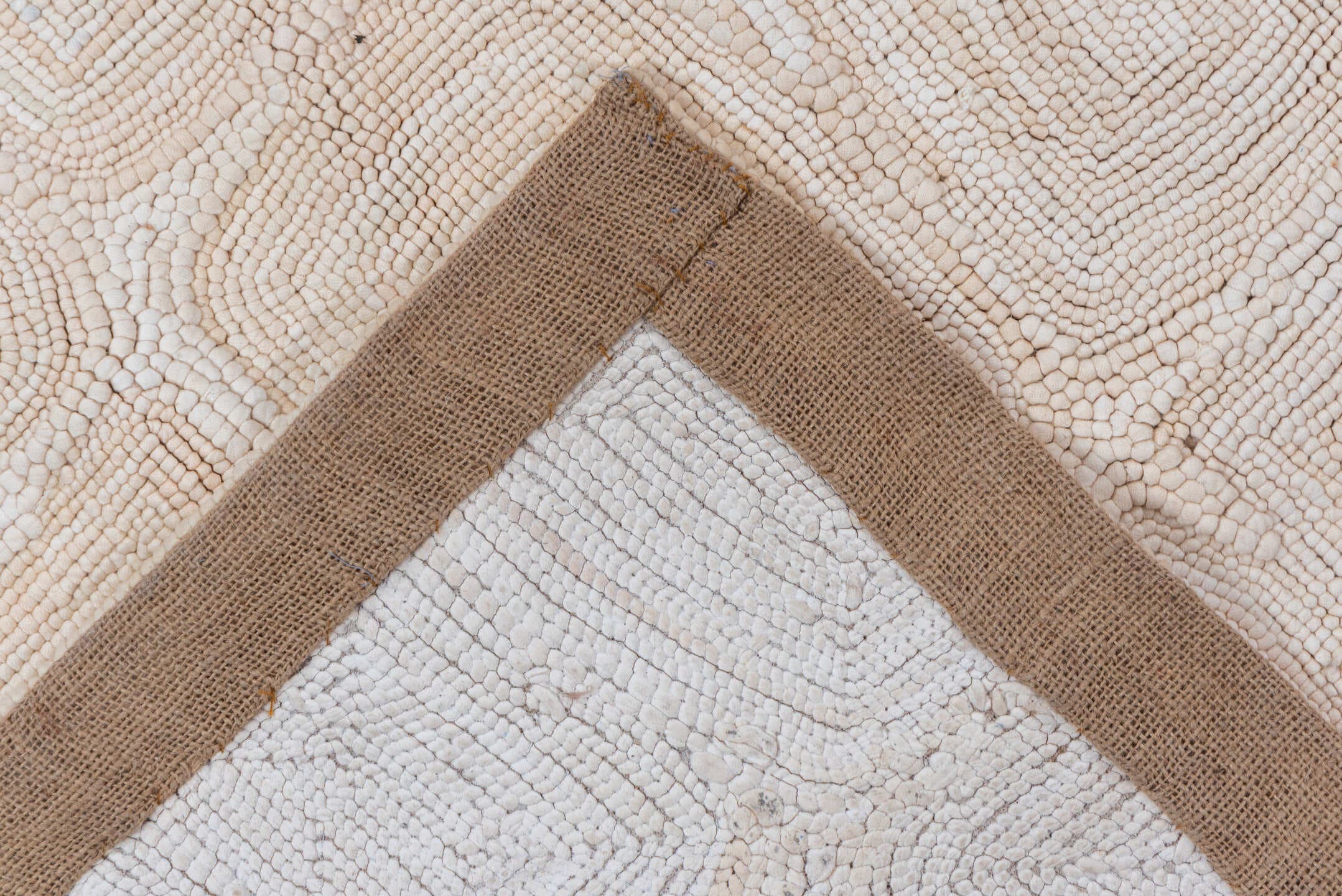 8' x 10' one-of-a-kind handmade vintage Flatweave large size rug. Color palette: ivory, blush, cream, beige, taupe, pink