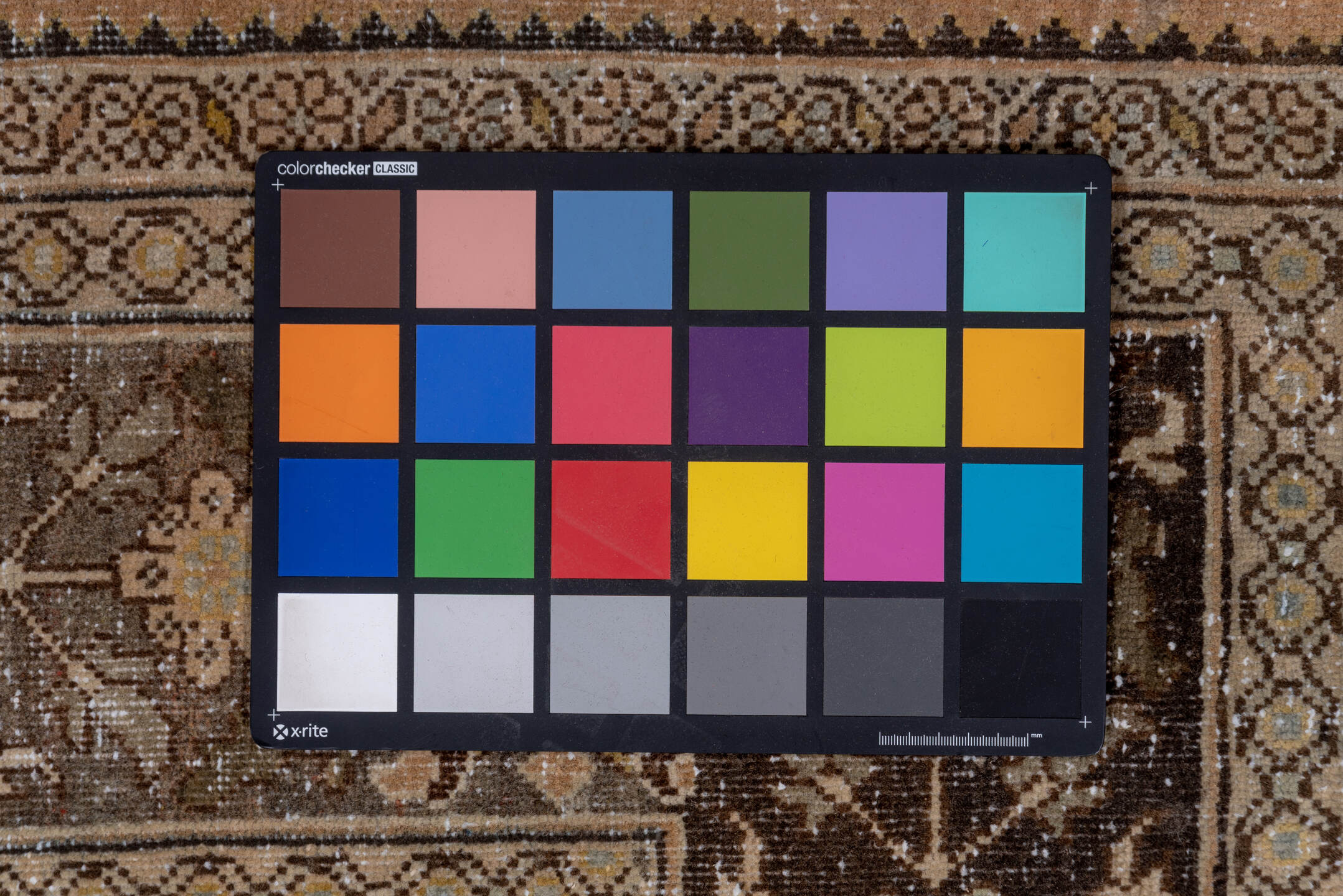 9' x 12' one-of-a-kind handmade vintage Mahal large size rug. Color palette: brown, gray, light gray, off-white, pink