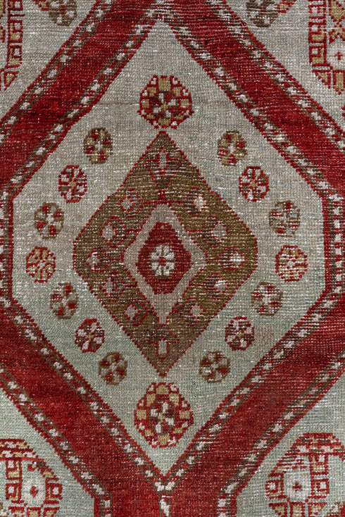 Antique Oushak Runner Rug (3' x 15')