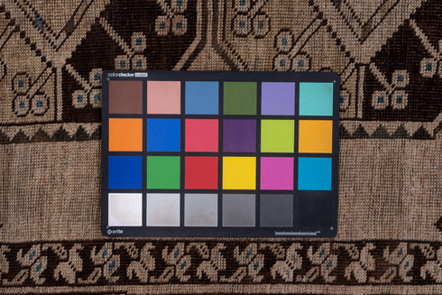 Antique Afghan Area Rug (7' x 15')