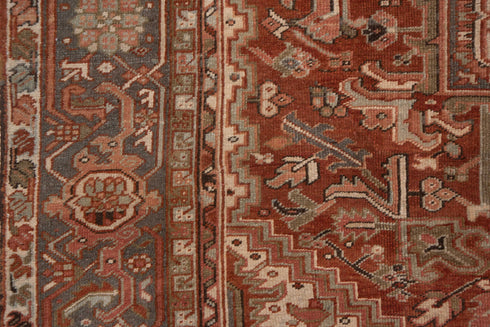 Vintage Heriz Area Rug (9' x 12')