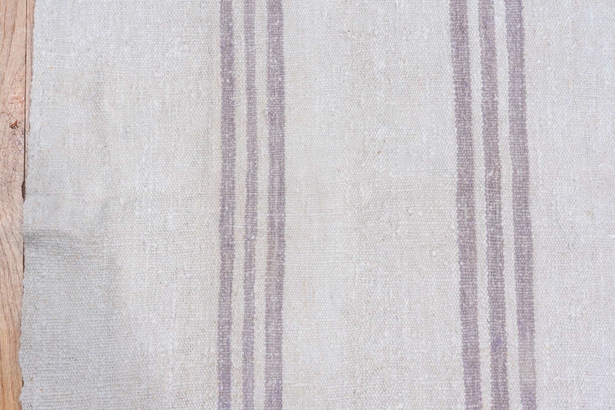 9' x 11' one-of-a-kind handmade antique Flatweave large size rug. Color palette: ivory, lavender, gold, cream, light gray