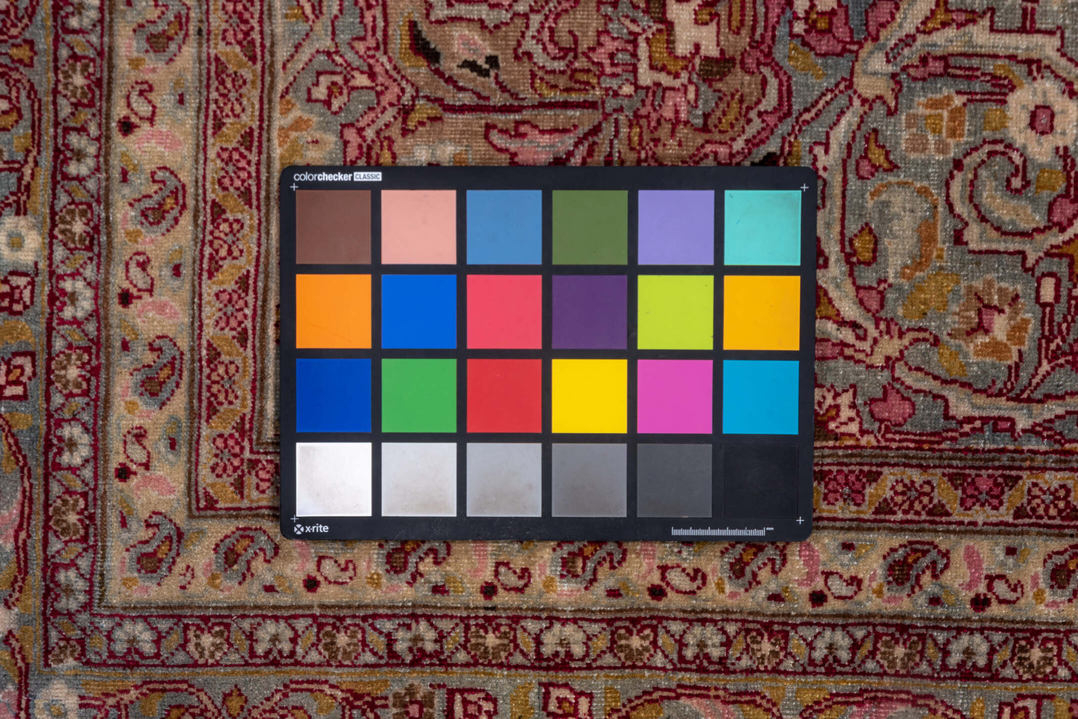 8' x 11' one-of-a-kind handmade vintage Meshed large size rug. Color palette: brown, gray, light gray, off-white, pink, red