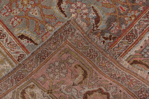 Antique Bidjar Runner Rug (3' x 17')