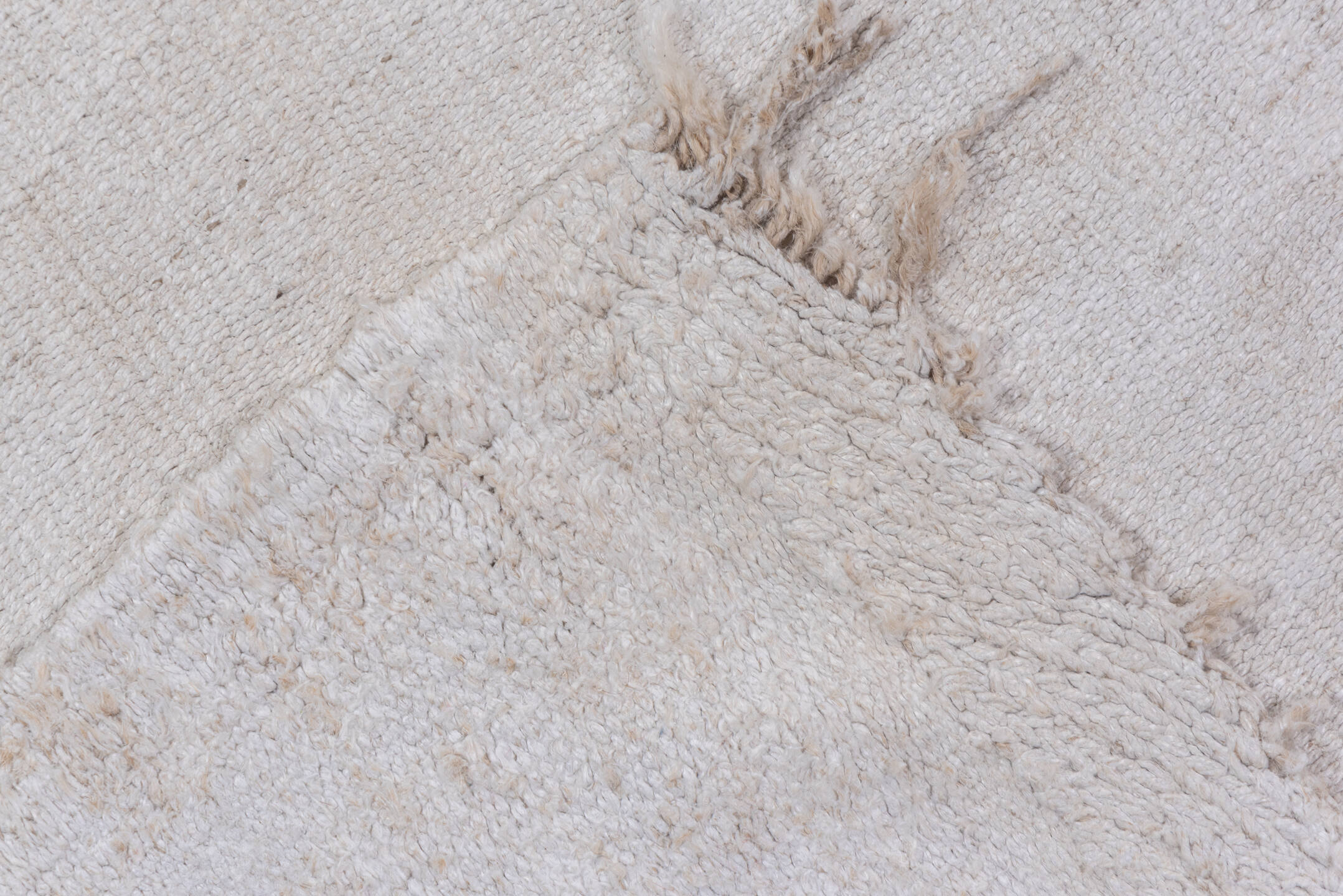 7' x 12' one-of-a-kind handmade vintage Hemp Kilim large size rug. Color palette: ivory, cream, taupe, brown, beige, gray