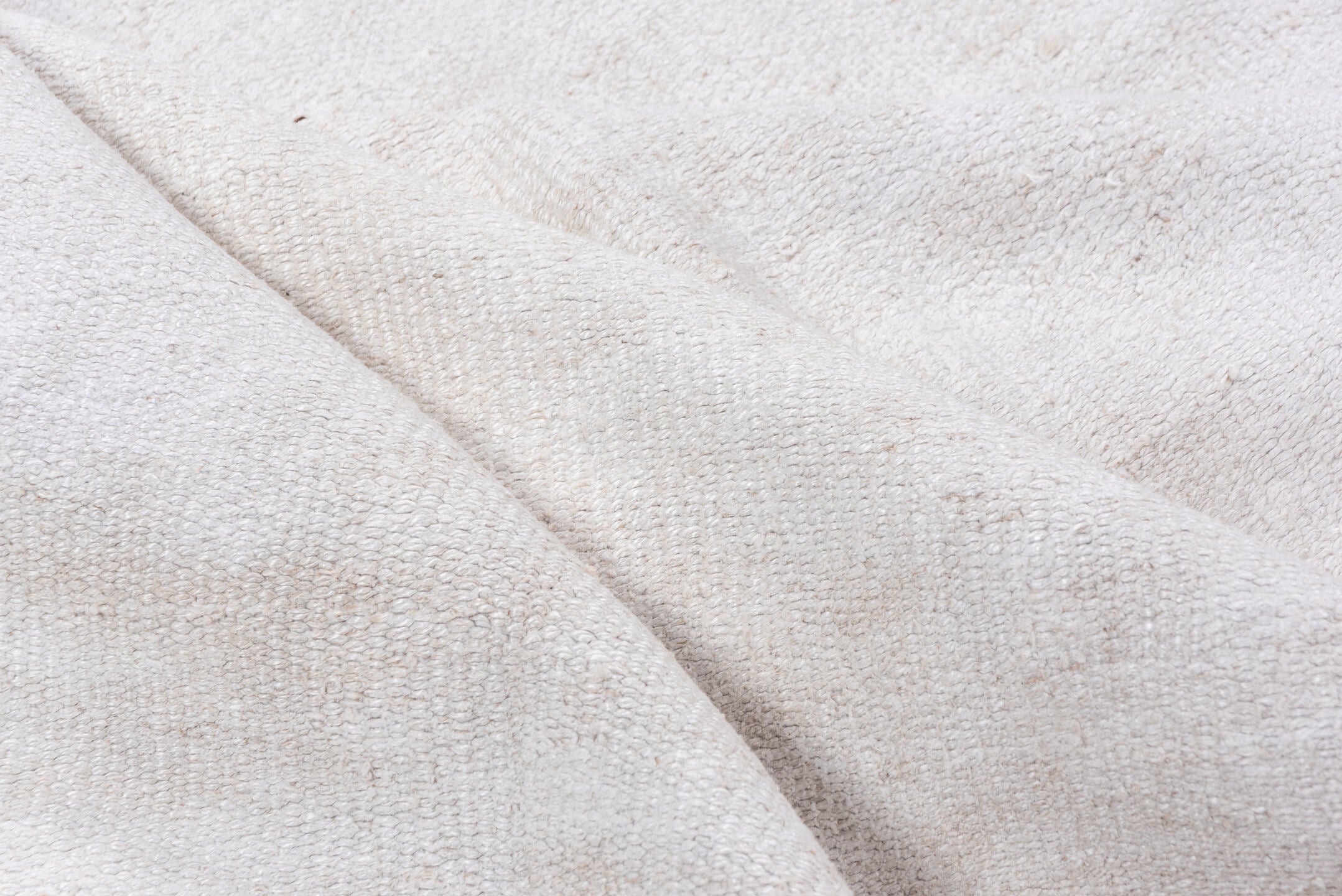 7' x 12' one-of-a-kind handmade vintage Hemp Kilim large size rug. Color palette: dark gray, gainsboro, gray, light gray