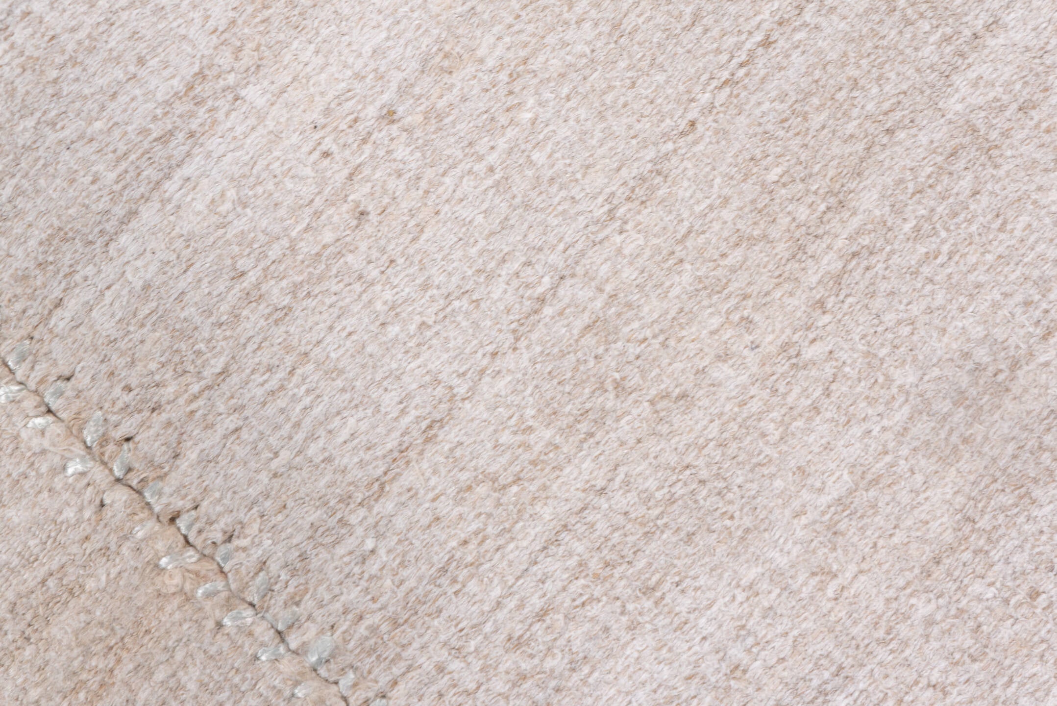 6' x 12' one-of-a-kind handmade vintage Hemp Kilim large size rug. Color palette: ivory, beige, cream, taupe, gray