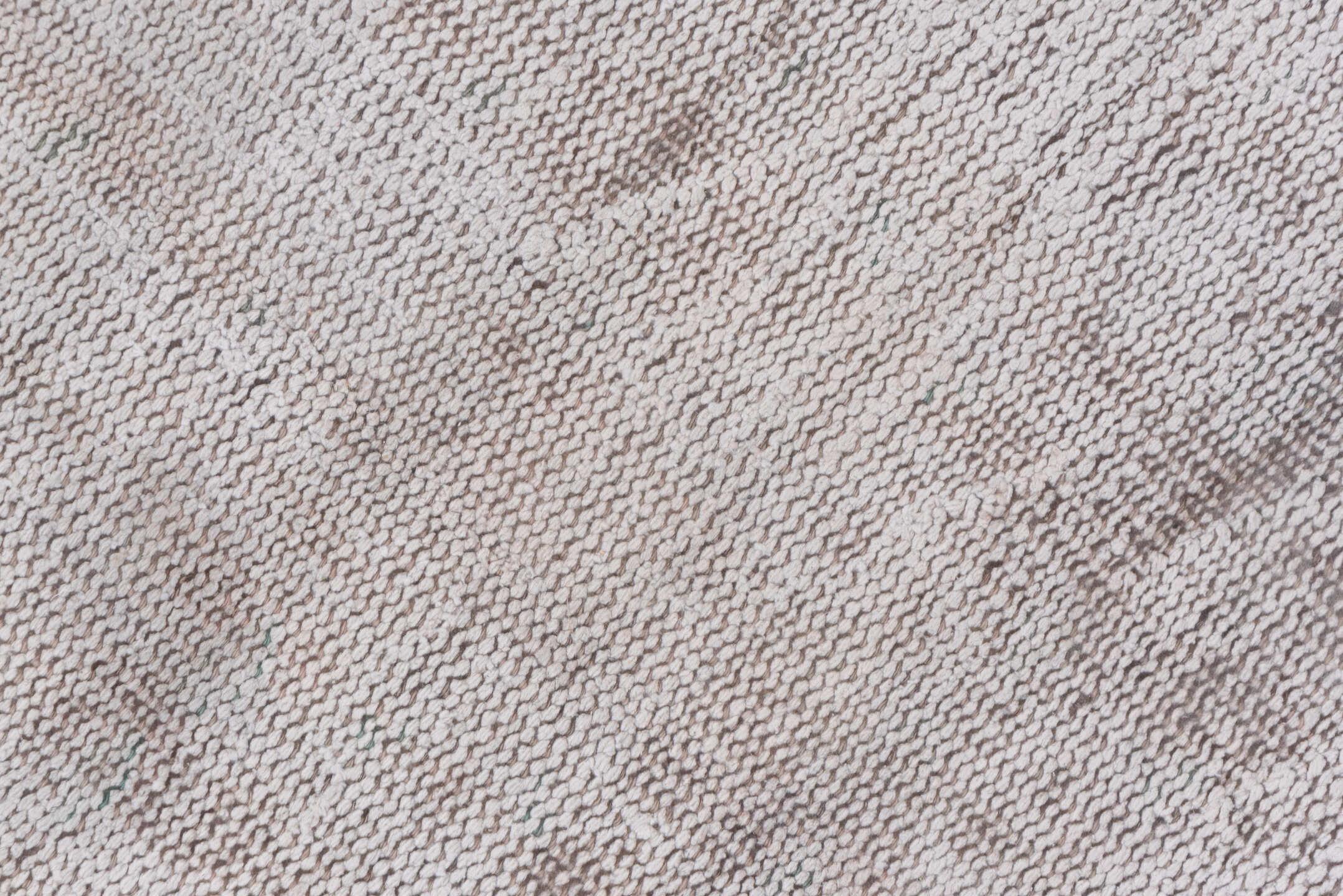 6' x 9' one-of-a-kind handmade vintage Sparta medium size rug. Color palette: taupe, ivory, gray, greige, beige