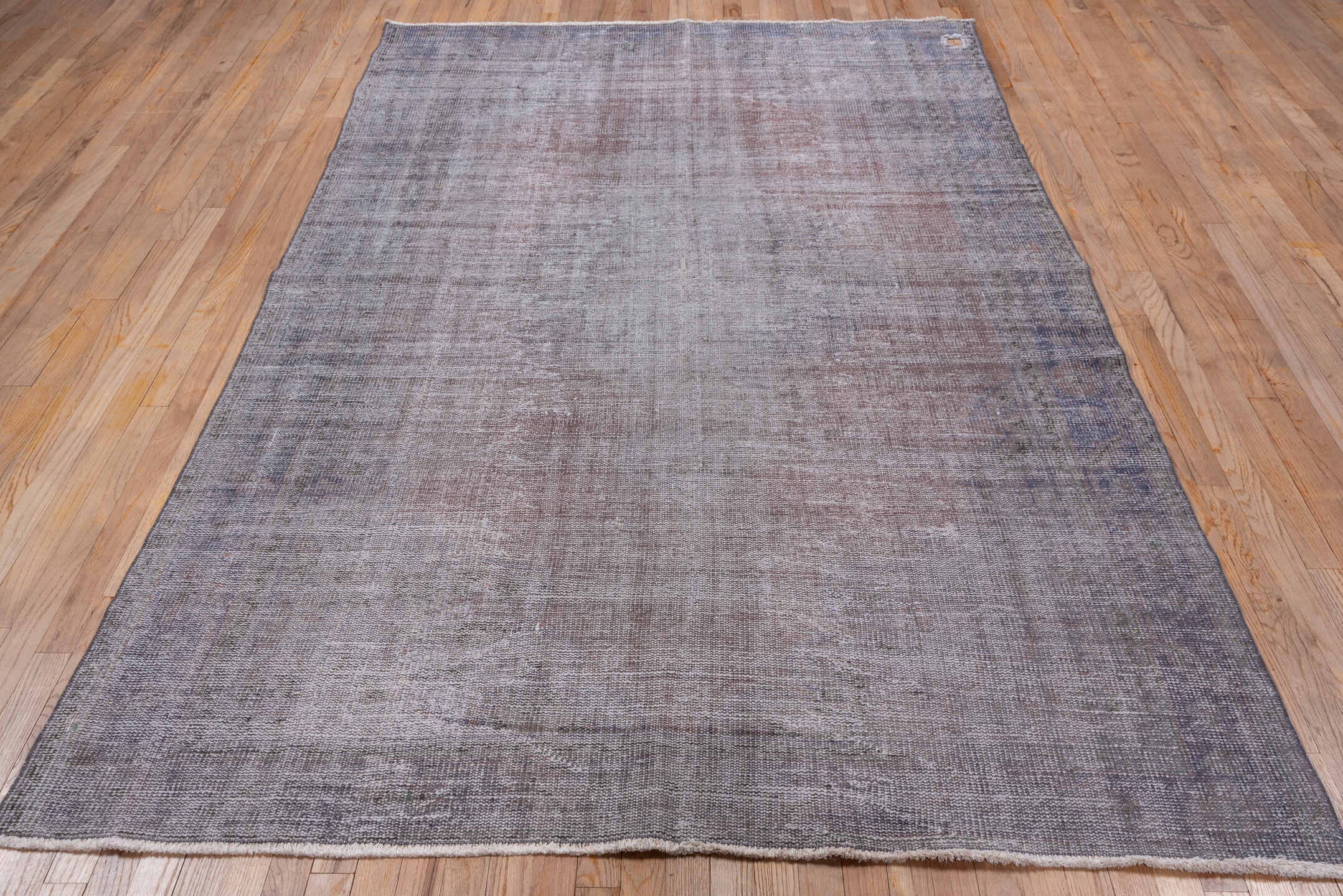 6' x 9' one-of-a-kind handmade vintage Sparta medium size rug. Color palette: dark gray, dim gray, gray, light blue