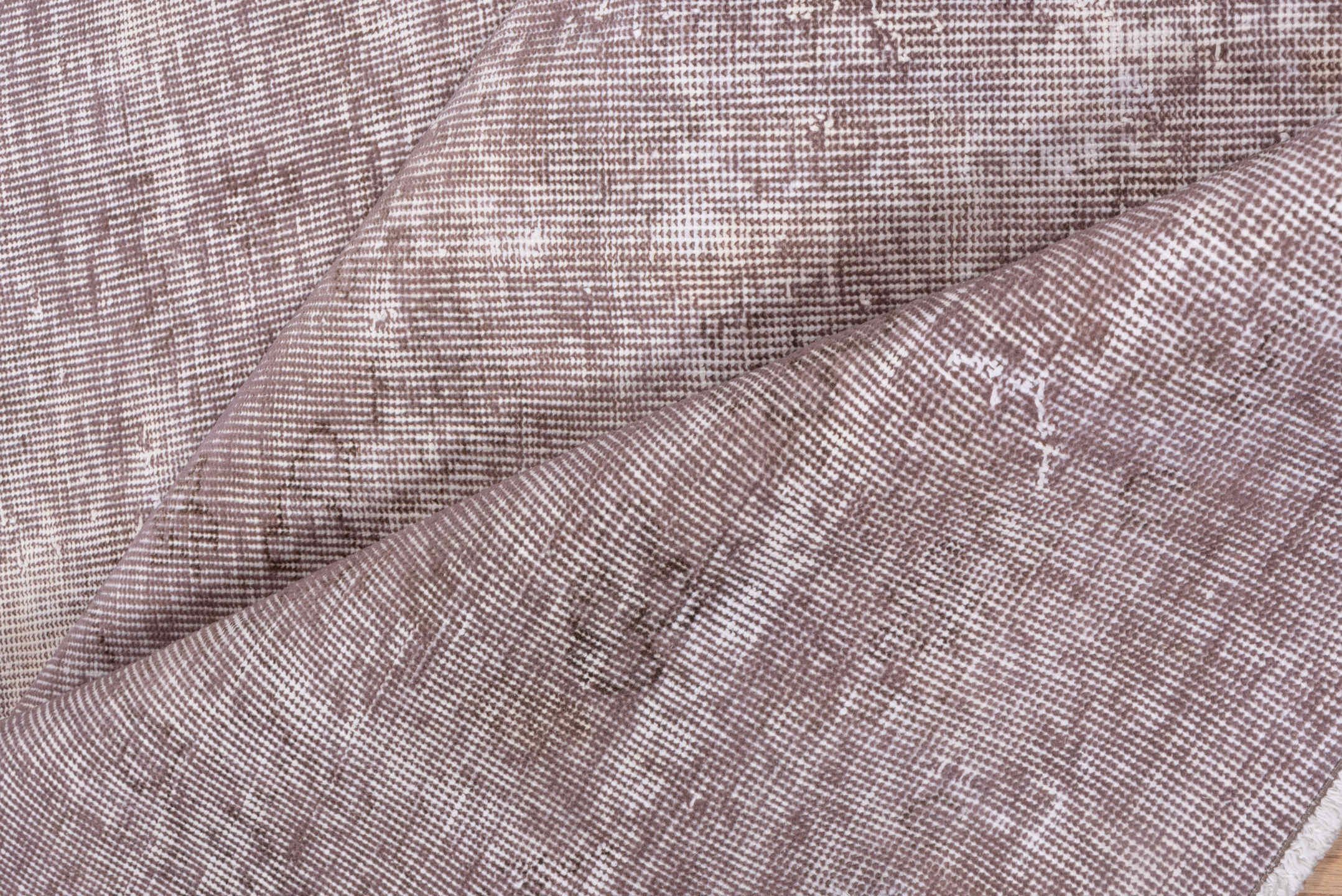 6' x 9' one-of-a-kind handmade vintage Sparta medium size rug. Color palette: dusty rose, blush, taupe, ivory, pink, beige