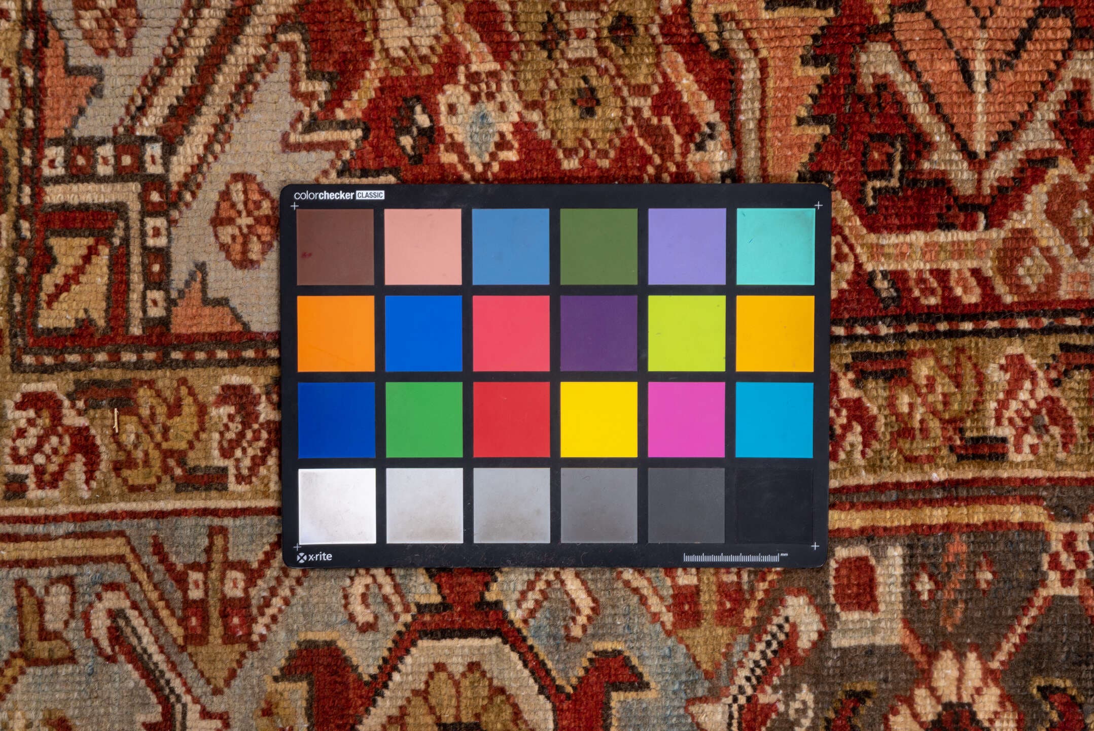 8' x 10' one-of-a-kind handmade antique Heriz large size rug. Color palette: rust, sky blue, ivory, terra cotta, camel