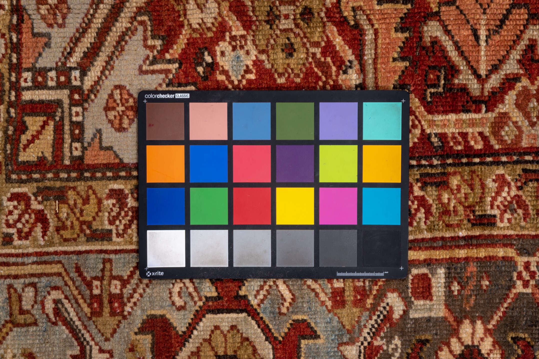 8' x 10' one-of-a-kind handmade antique Heriz large size rug. Color palette: rust, sky blue, ivory, terra cotta, camel
