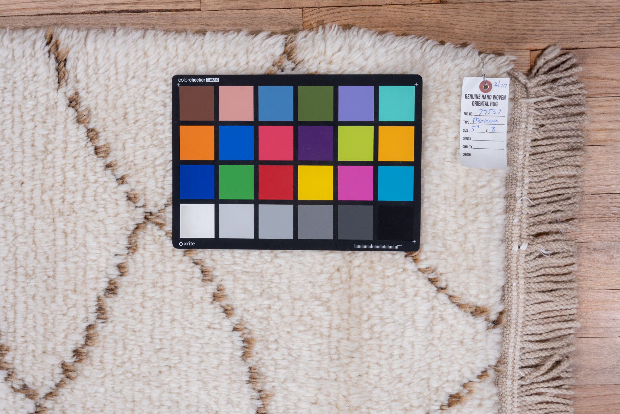5' x 7' one-of-a-kind handmade vintage Moroccan rug. Color palette: ivory, taupe, cream, beige, gray