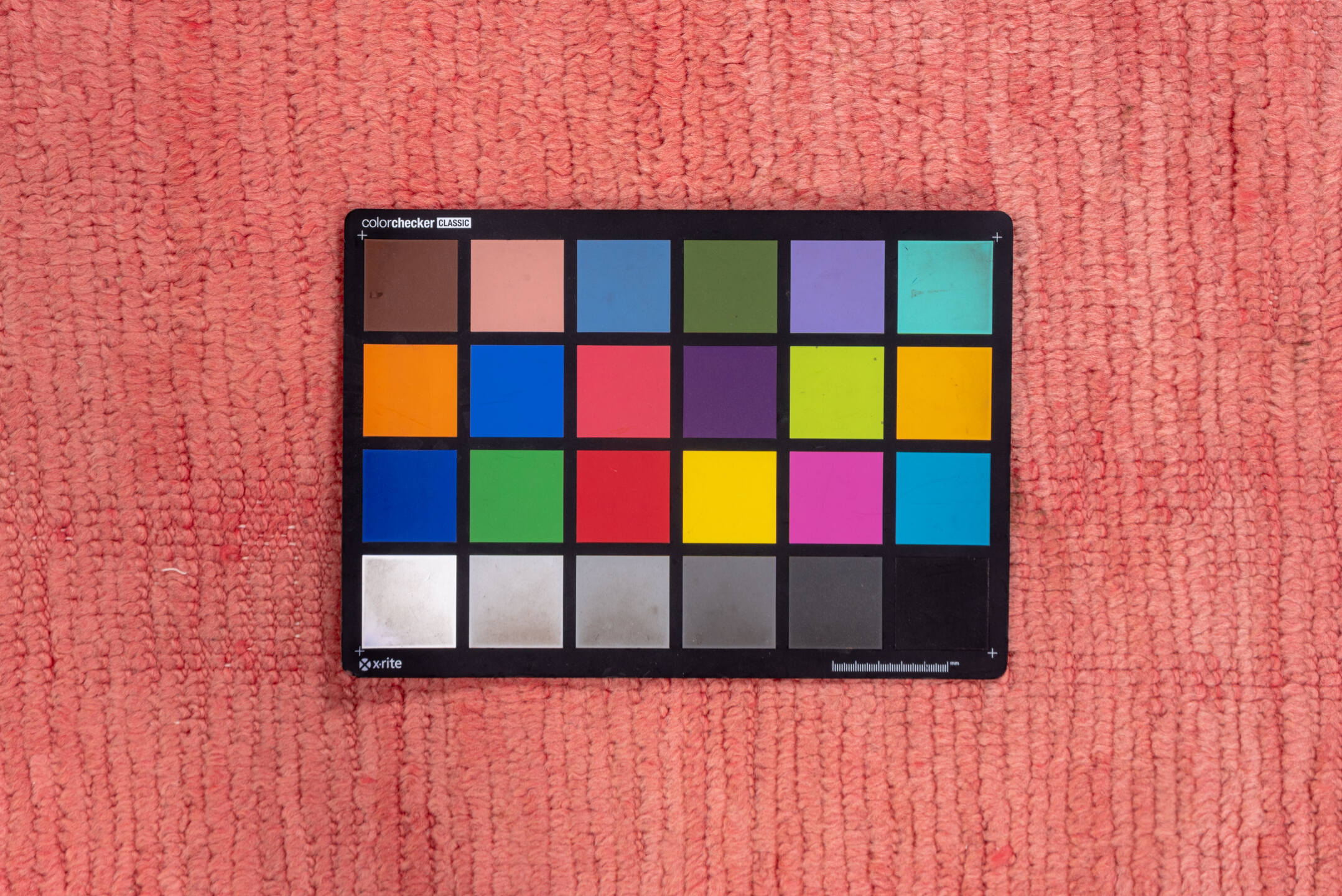 3' x 13' one-of-a-kind handmade vintage Rag Rug runner rug. Color palette: brown, indian red, off-white, pink, red, redwood