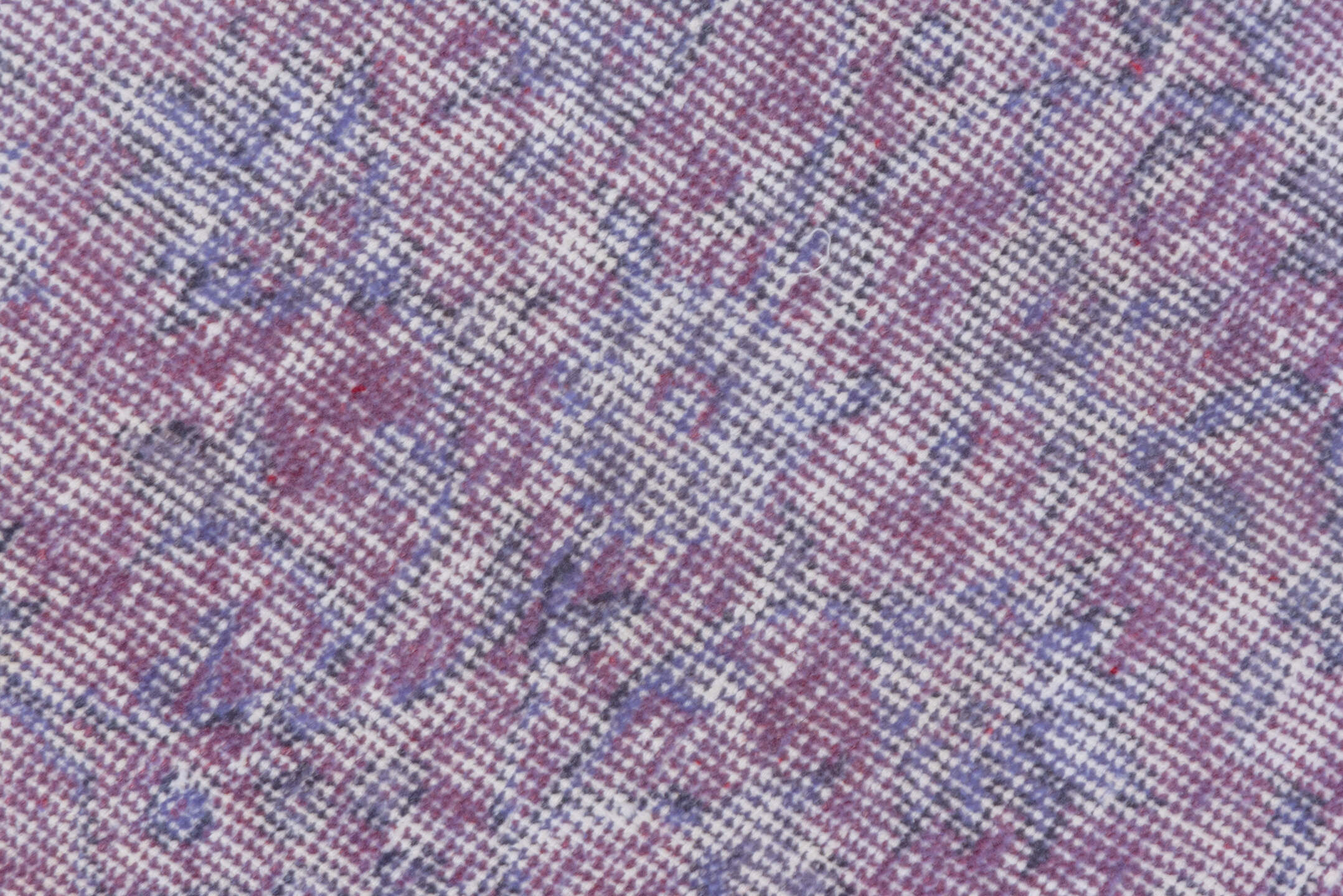 6' x 10' one-of-a-kind handmade vintage Overdyed large size rug. Color palette: lavender, blush, lilac, ivory, rose
