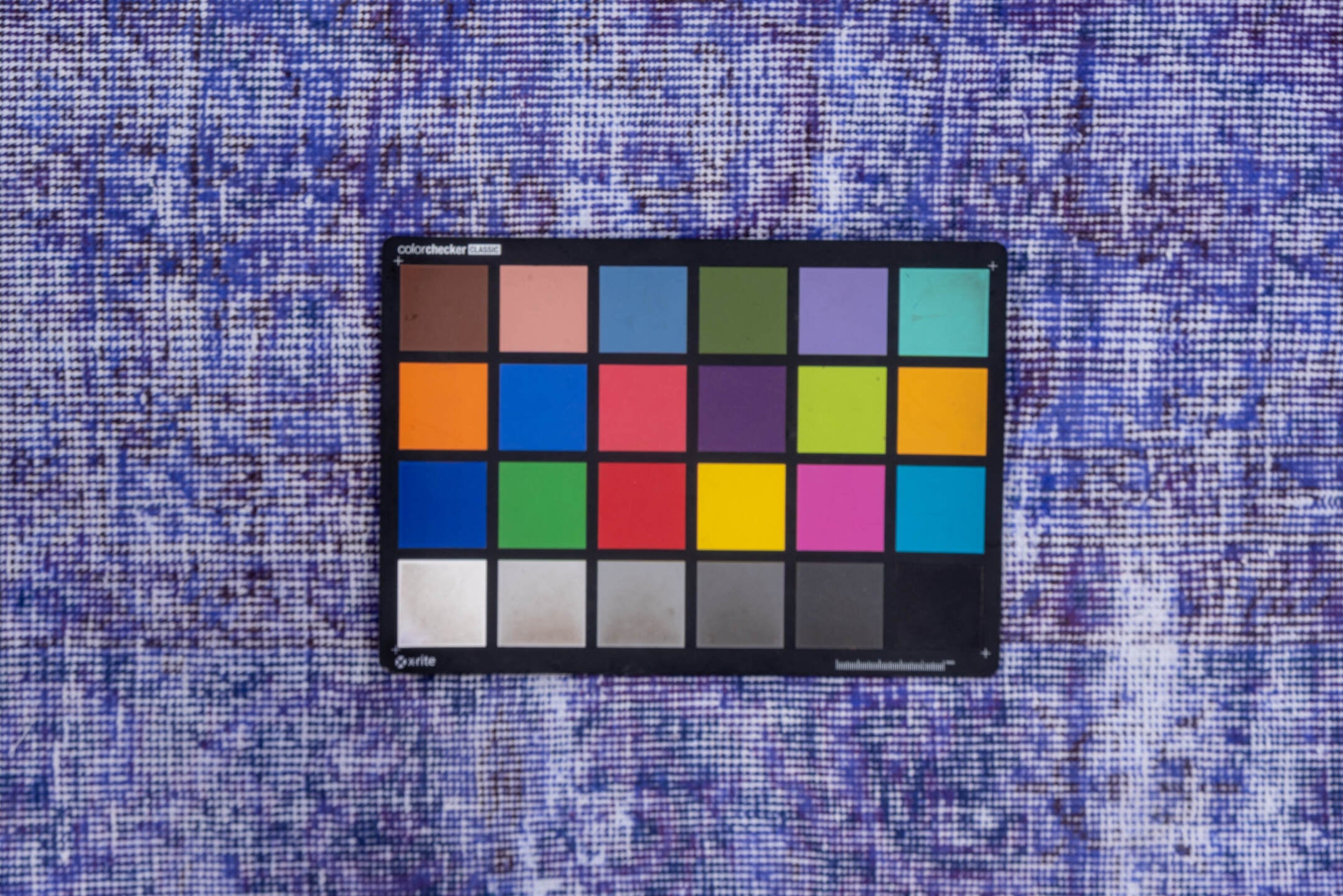 6' x 9' one-of-a-kind handmade vintage Overdyed medium size rug. Color palette: light blue, light gray, off-white, pink