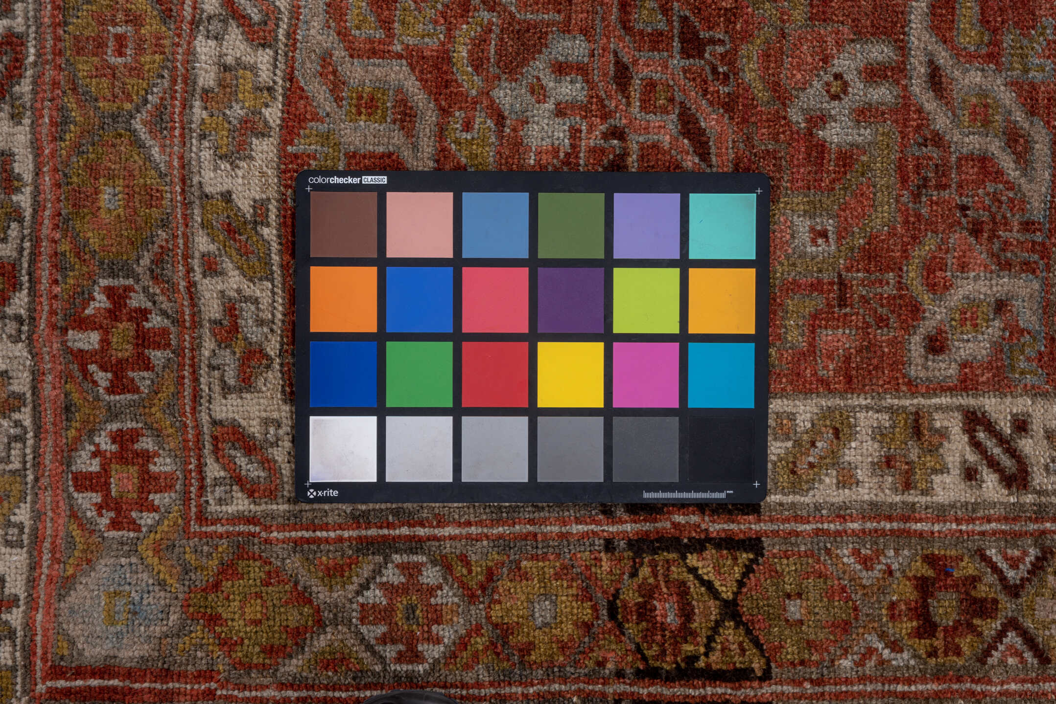 3' x 9' one-of-a-kind handmade vintage Bidjar runner rug. Color palette: brown, gray, pink, red