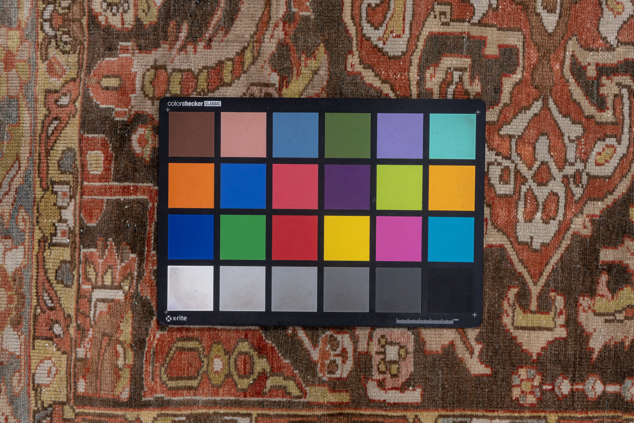4' x 6' one-of-a-kind handmade antique Baktiary small size rug. Color palette: brown, rust, ivory, slate, camel, terra cotta