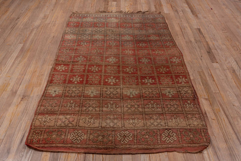 Vintage Moroccan Area Rug (4' x 7')