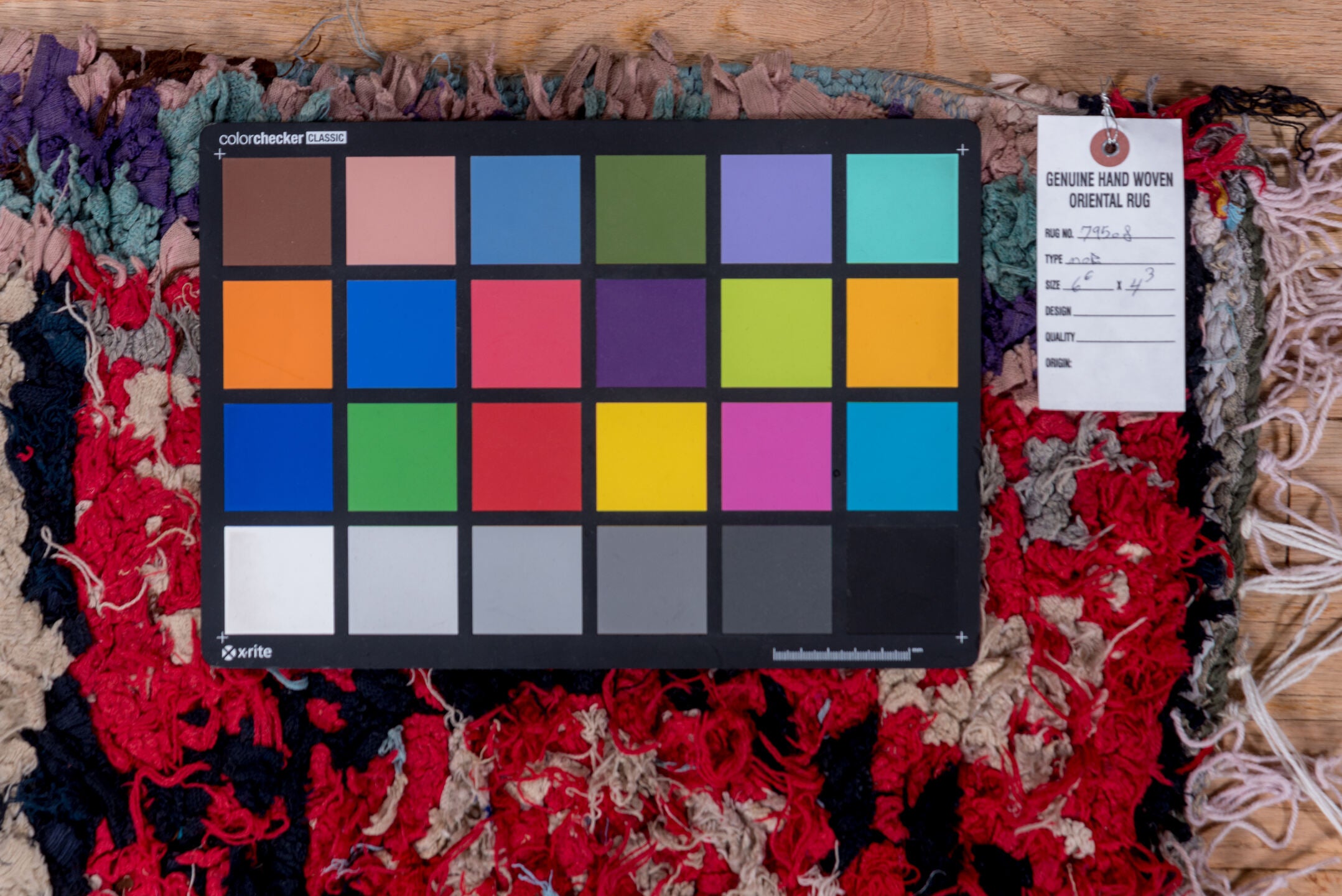 4' x 6' one-of-a-kind handmade vintage Moroccan small size rug. Color palette: blue, brown, dim gray, gray, green