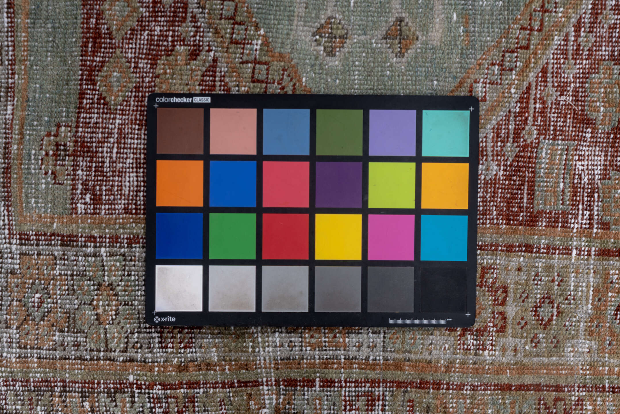 4' x 8' one-of-a-kind handmade vintage Trans Caucasian rug. Color palette: brown, dim gray, gray, light gray, off-white