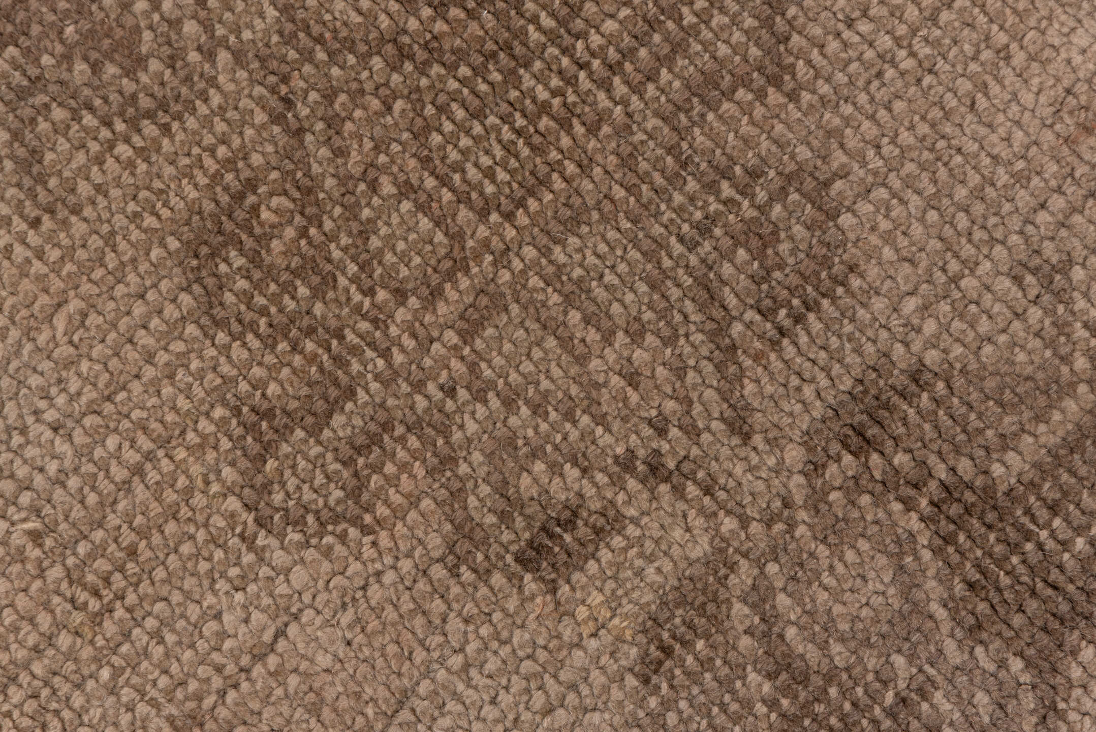 13' x 17' one-of-a-kind handmade antique Oushak oversize rug. Color palette: taupe, beige, camel, brown, ivory, gray