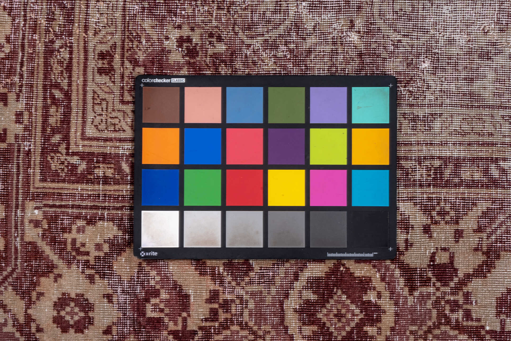 10' x 12' one-of-a-kind handmade vintage Amritzar large size rug. Color palette: brown, gray, pink, red, redwood