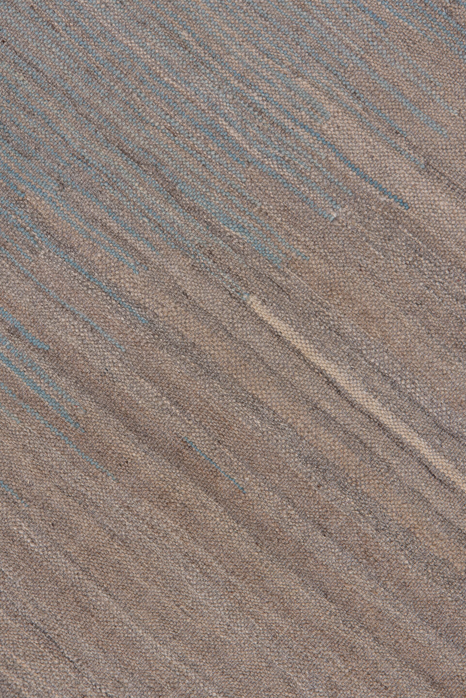 7' x 11' one-of-a-kind handmade vintage Kilim large size rug. Color palette: dark gray, gray, light gray, pink, silver