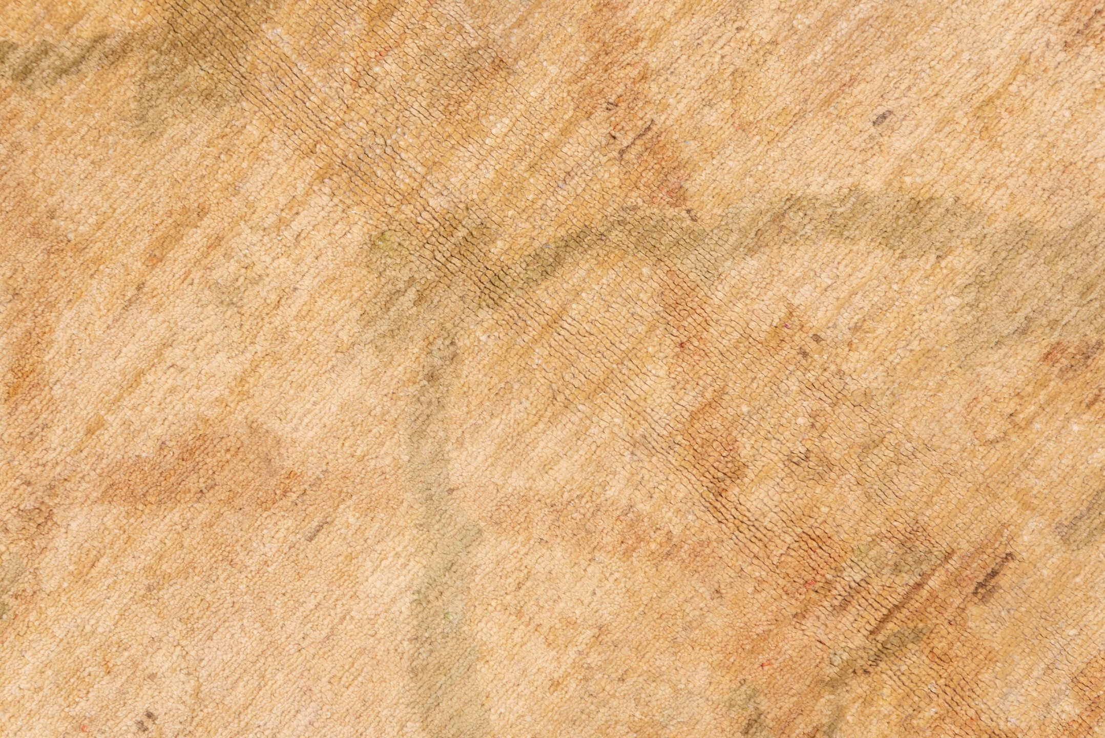 10' x 14' one-of-a-kind handmade vintage Polonase large size rug. Color palette: peach, apricot, ivory, sage, gold, beige