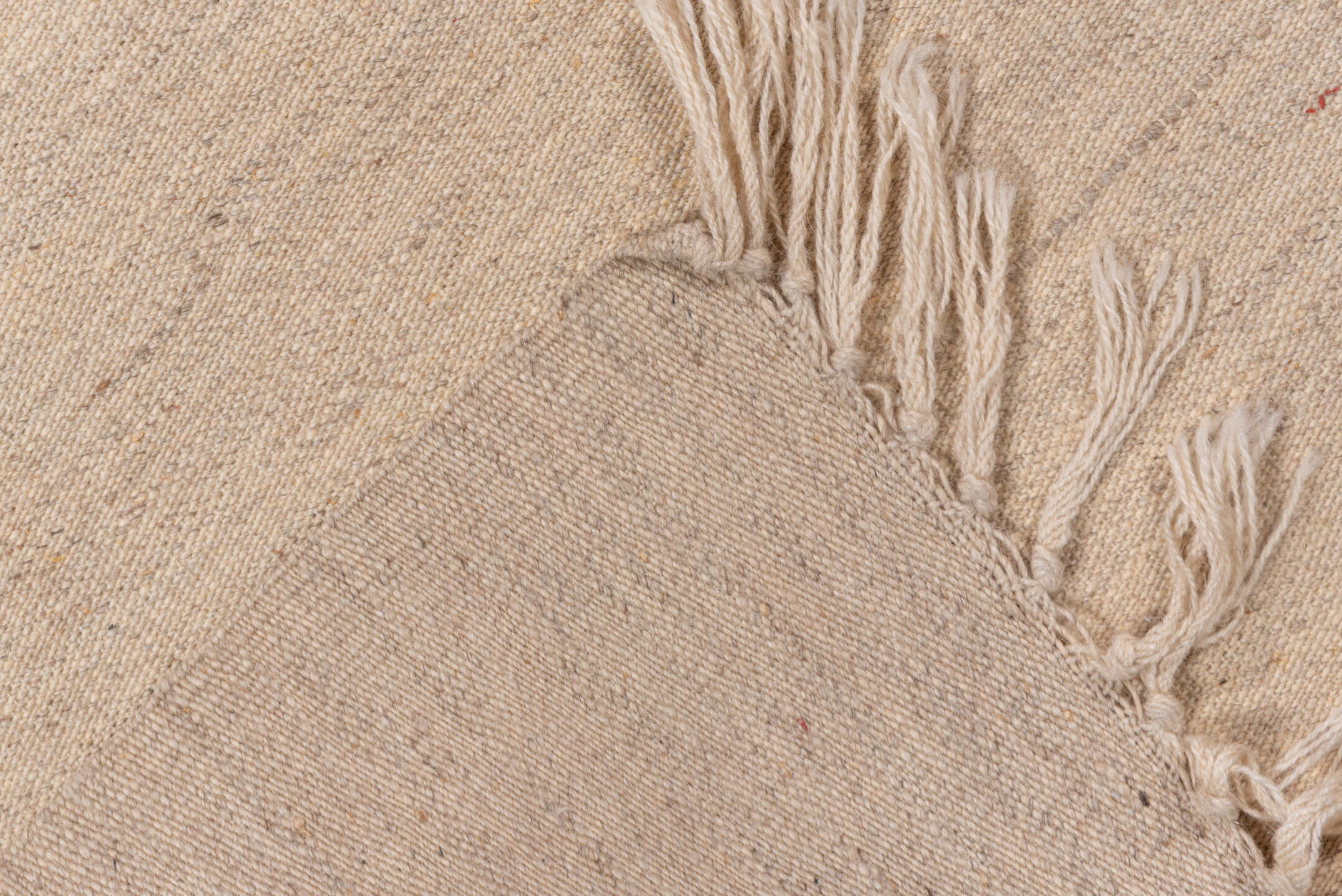 3' x 4' one-of-a-kind handmade vintage Flatweave small size rug. Color palette: ivory, beige, cream, taupe, gray