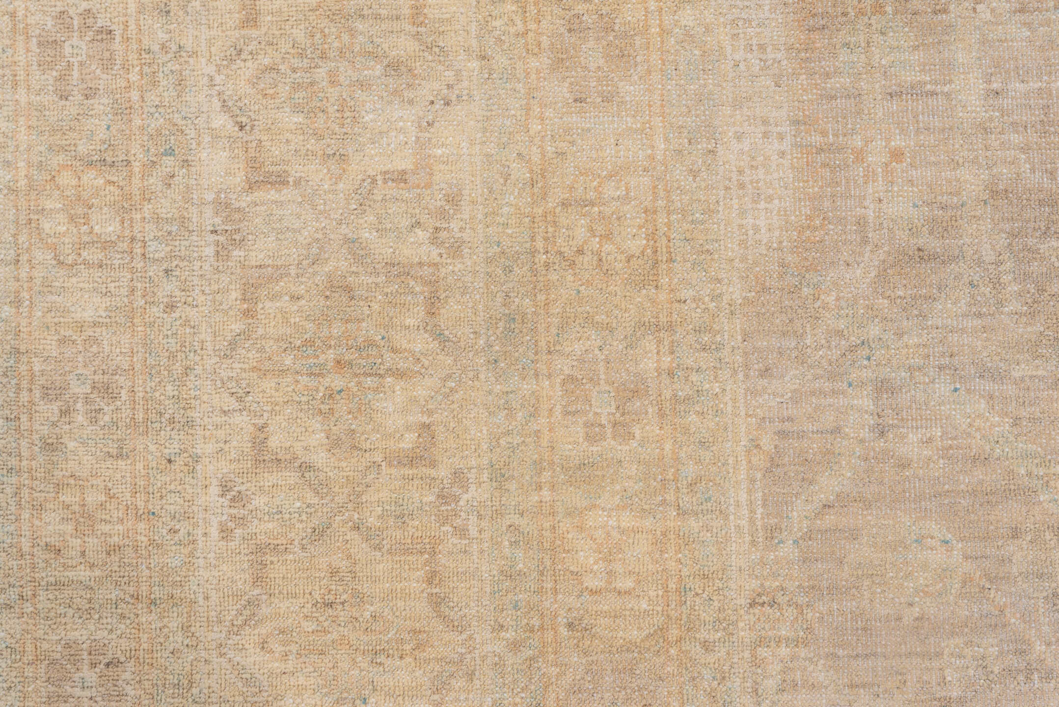 8' x 13' one-of-a-kind handmade vintage Sivas large size rug. Color palette: beige, ivory, cream, taupe, sand, gray