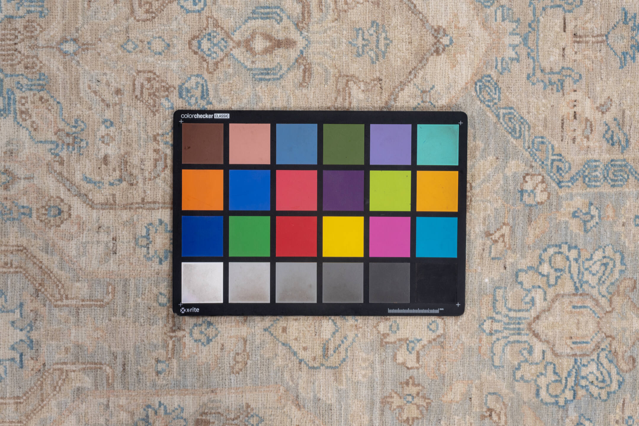 8' x 9' one-of-a-kind handmade vintage Afghan rug. Color palette: ghost white, gray, light gray, off-white, pink, snow