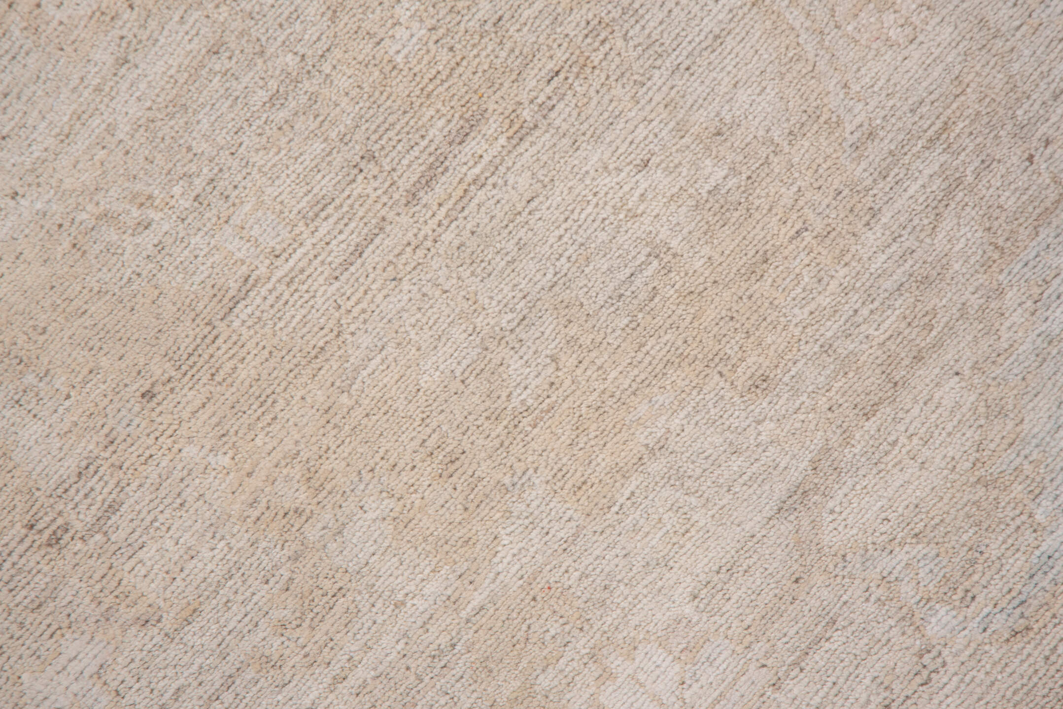 8' x 11' one-of-a-kind handmade vintage Afghan large size rug. Color palette: ivory, beige, cream, taupe, sand, gray