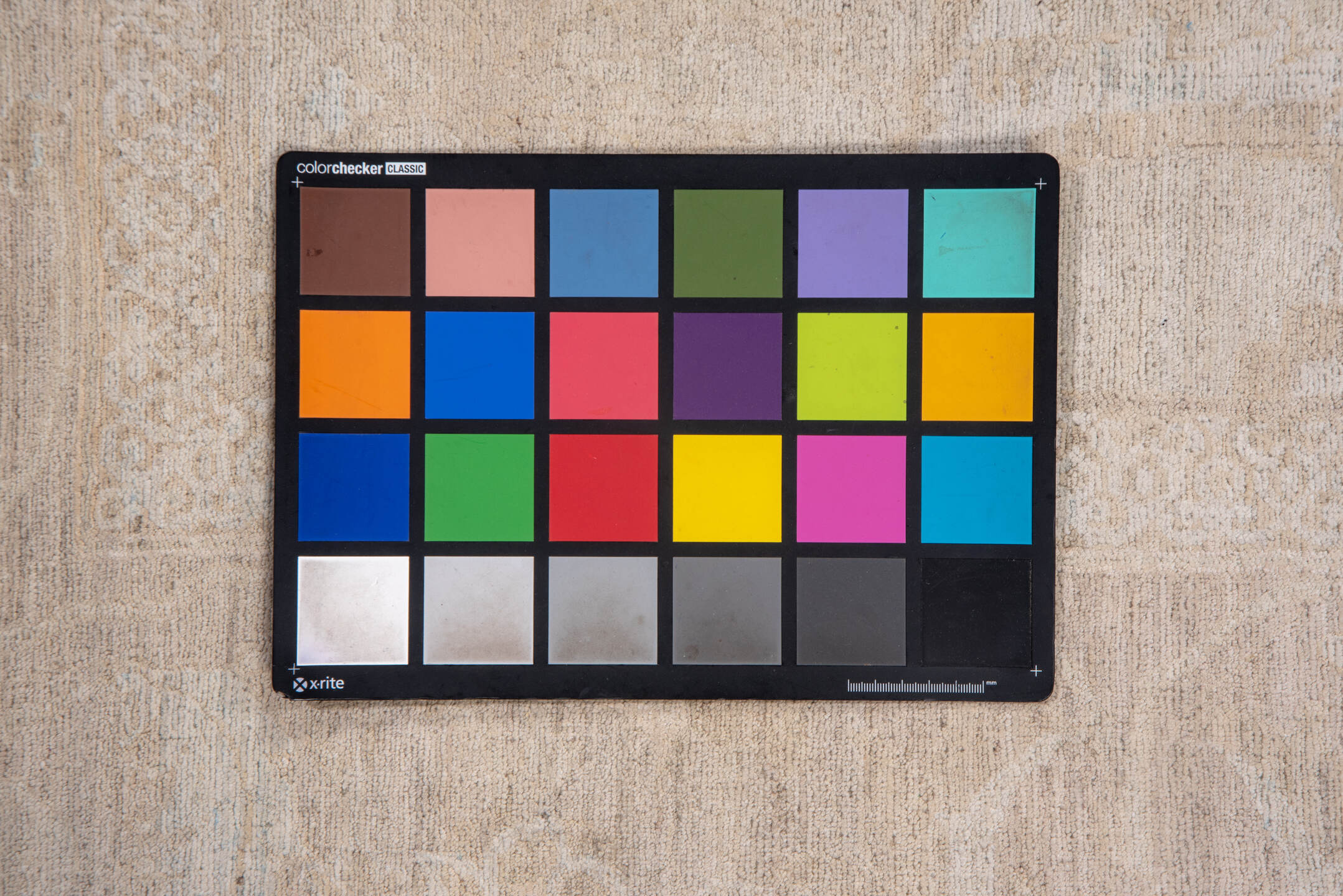 8' x 11' one-of-a-kind handmade vintage Afghan large size rug. Color palette: antiquewhite, brown, gray, light gray, linen