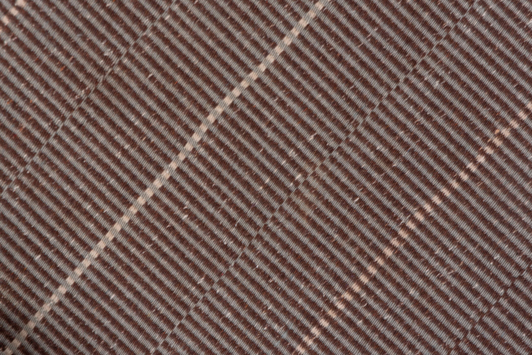 6' x 9' one-of-a-kind handmade vintage Flatweave medium size rug. Color palette: brown, taupe, ivory, mahogany, beige, gray