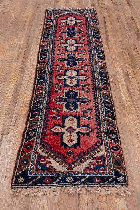 Vintage Oushak Runner Rug (2' x 9')
