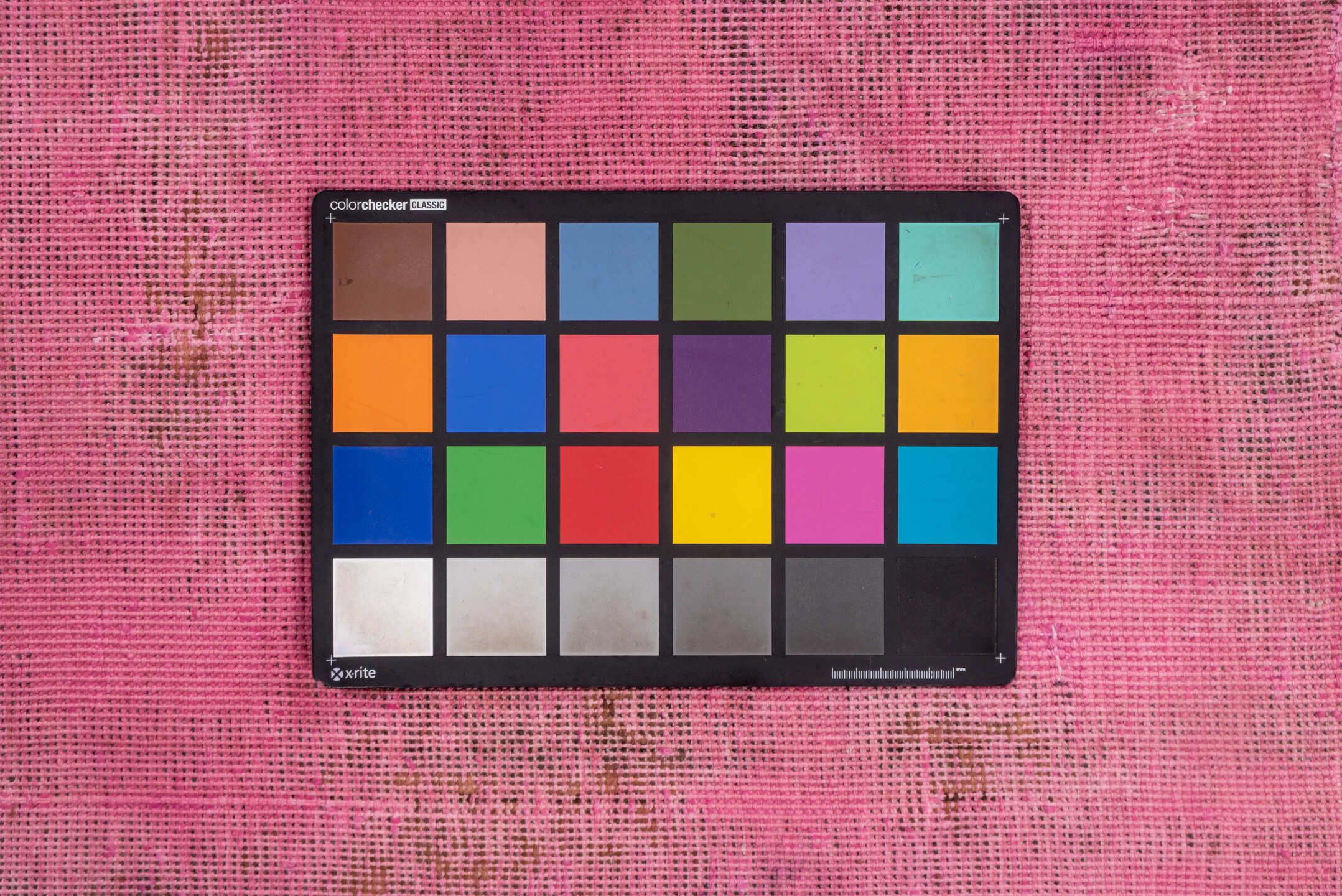 9' x 12' one-of-a-kind handmade vintage Overdyed large size rug. Color palette: brown, pale violet red, pink, red