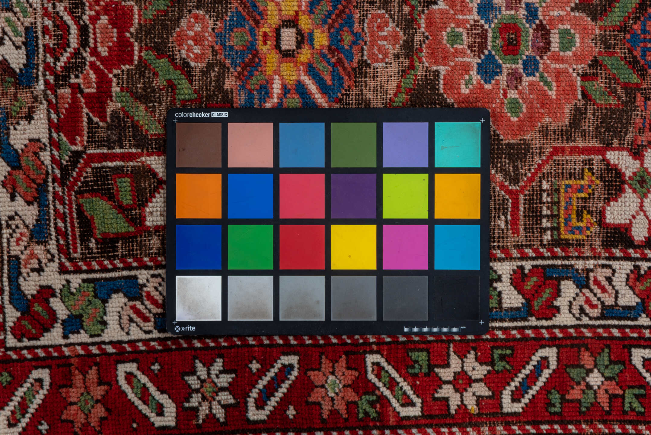 3' x 10' one-of-a-kind handmade vintage Karabagh runner rug. Color palette: black, crimson, ivory, gold, blue, rose, olive