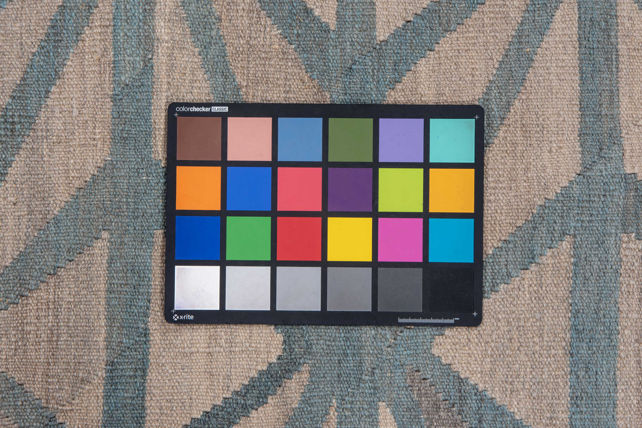 10' x 12' one-of-a-kind handmade vintage Kilim large size rug. Color palette: blue, dim gray, gray, light gray, pink, silver