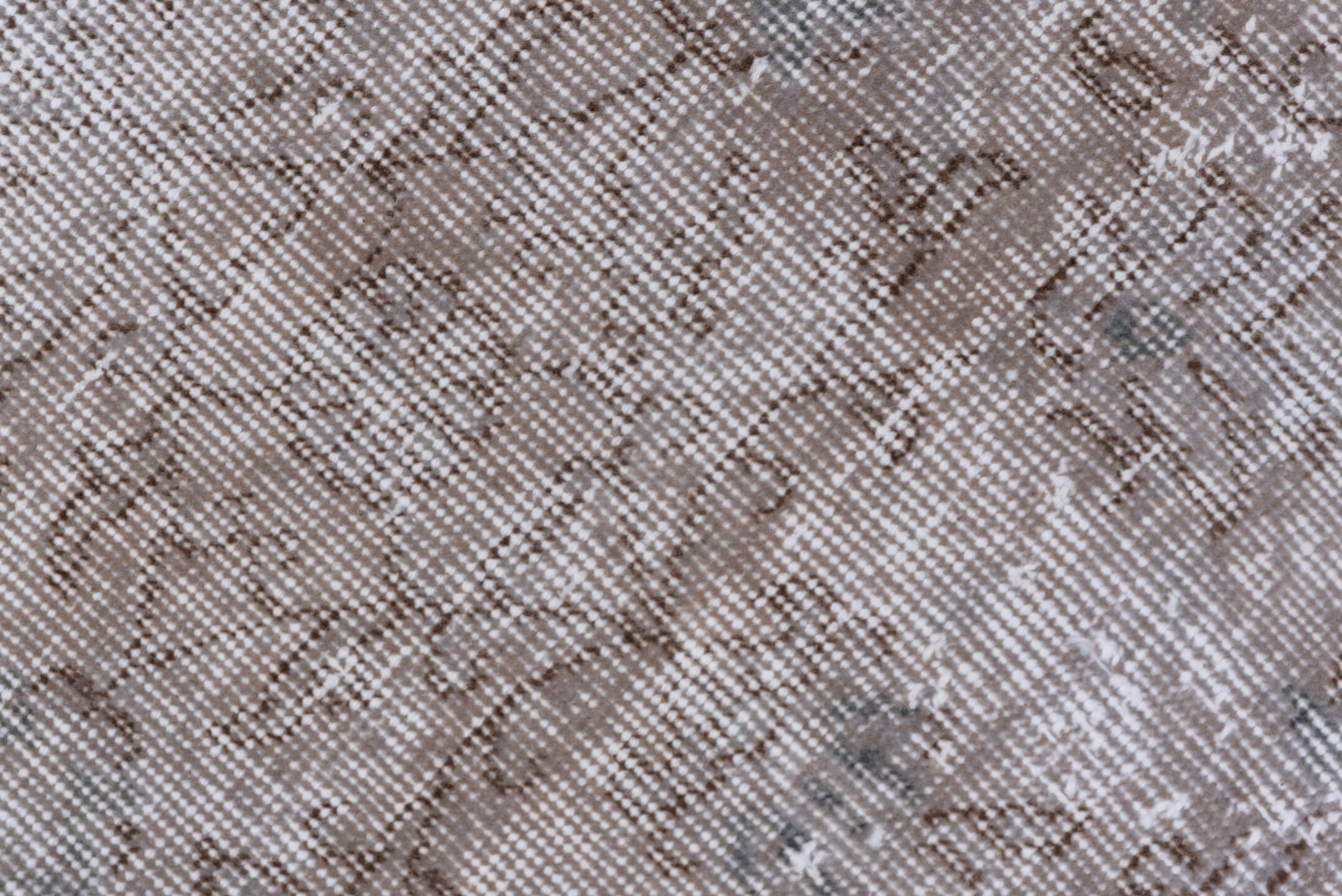 6' x 10' one-of-a-kind handmade vintage Sparta large size rug. Color palette: ivory, taupe, beige, stone, light gray, gray