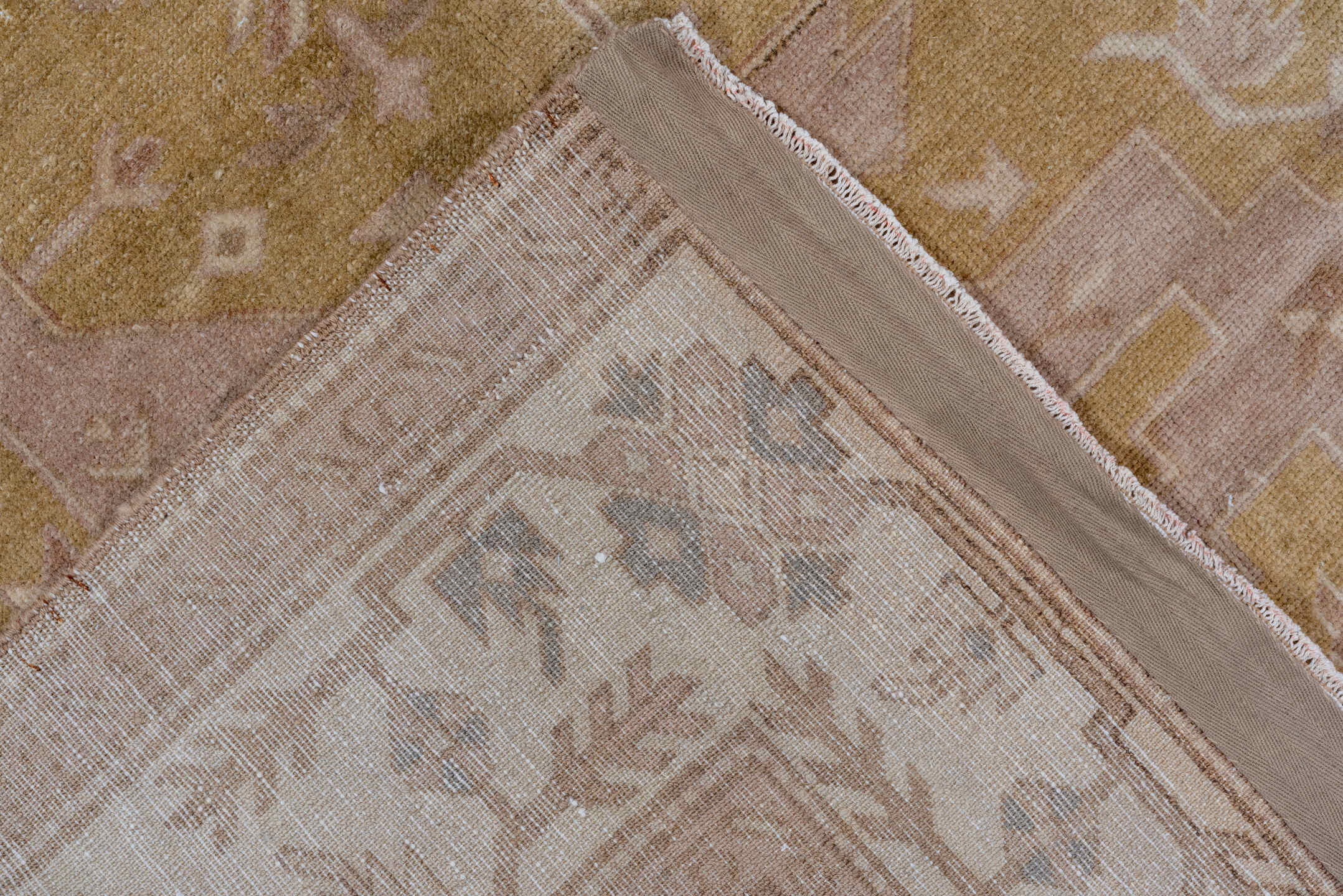 5' x 8' one-of-a-kind handmade vintage Caucasian medium size rug. Color palette: brown, gray, light gray, off-white, orange