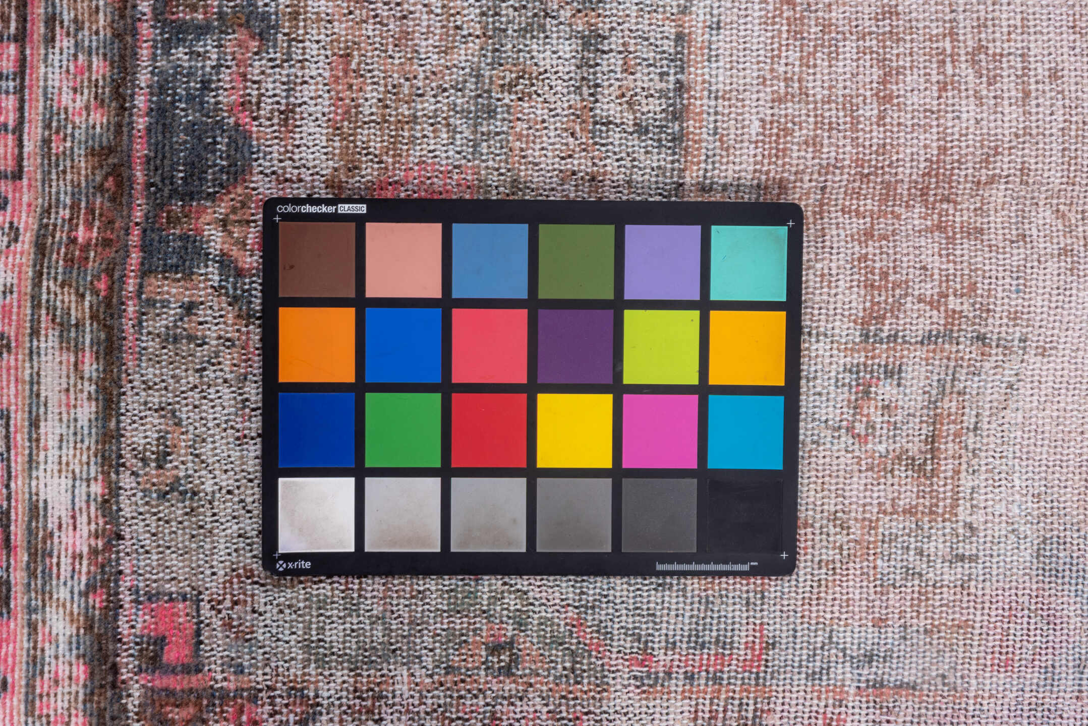 4' x 8' one-of-a-kind handmade vintage Overdyed rug. Color palette: gainsboro, gray, light gray, off-white, pink, rosy brown