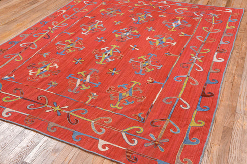 Vintage Kilim Area Rug (7' x 8')