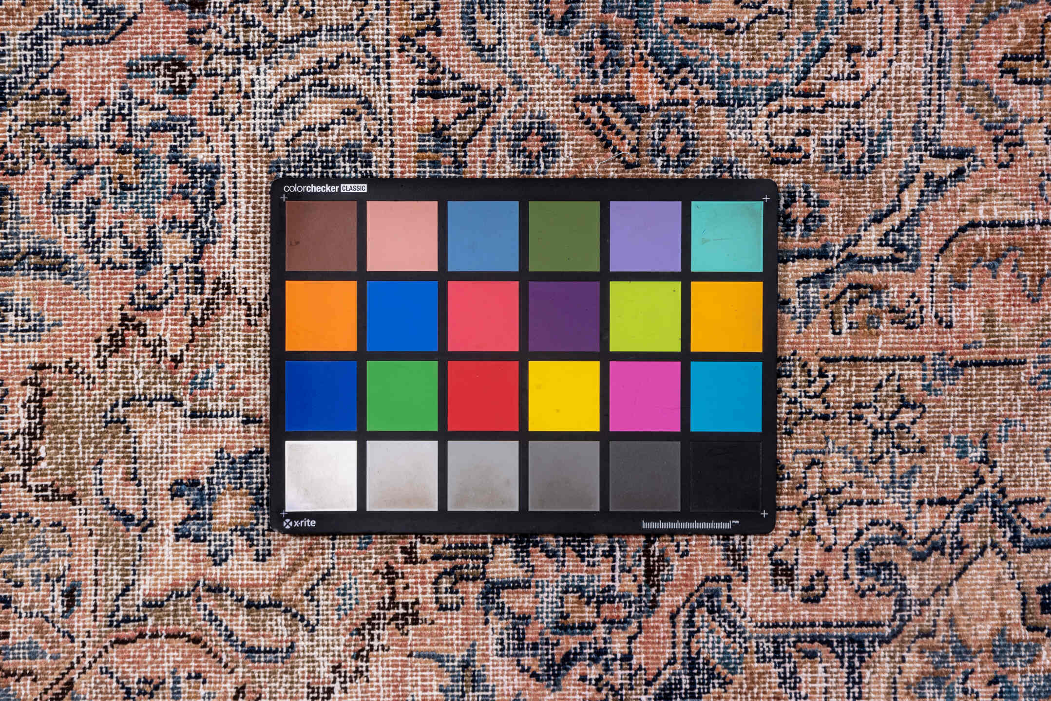 9' x 12' one-of-a-kind handmade vintage Distressed large size rug. Color palette: black, blue, brown, gray, light gray