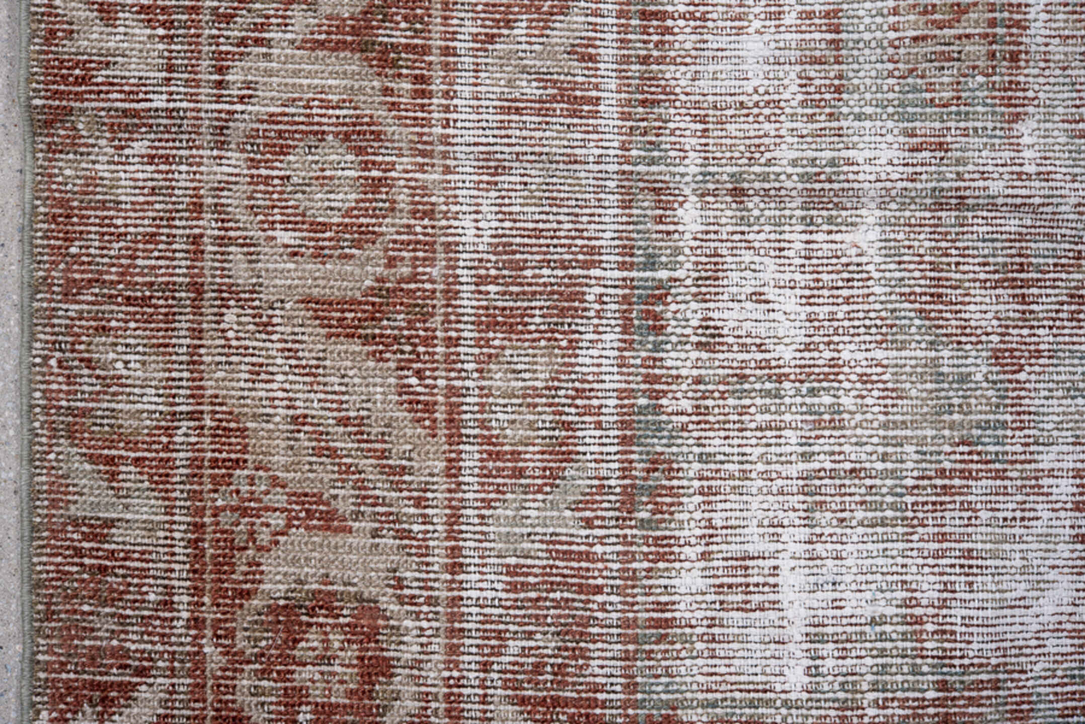 4' x 9' one-of-a-kind handmade antique Malayer runner rug. Color palette: rose, ivory, dusty blue, taupe, blush, faded rust