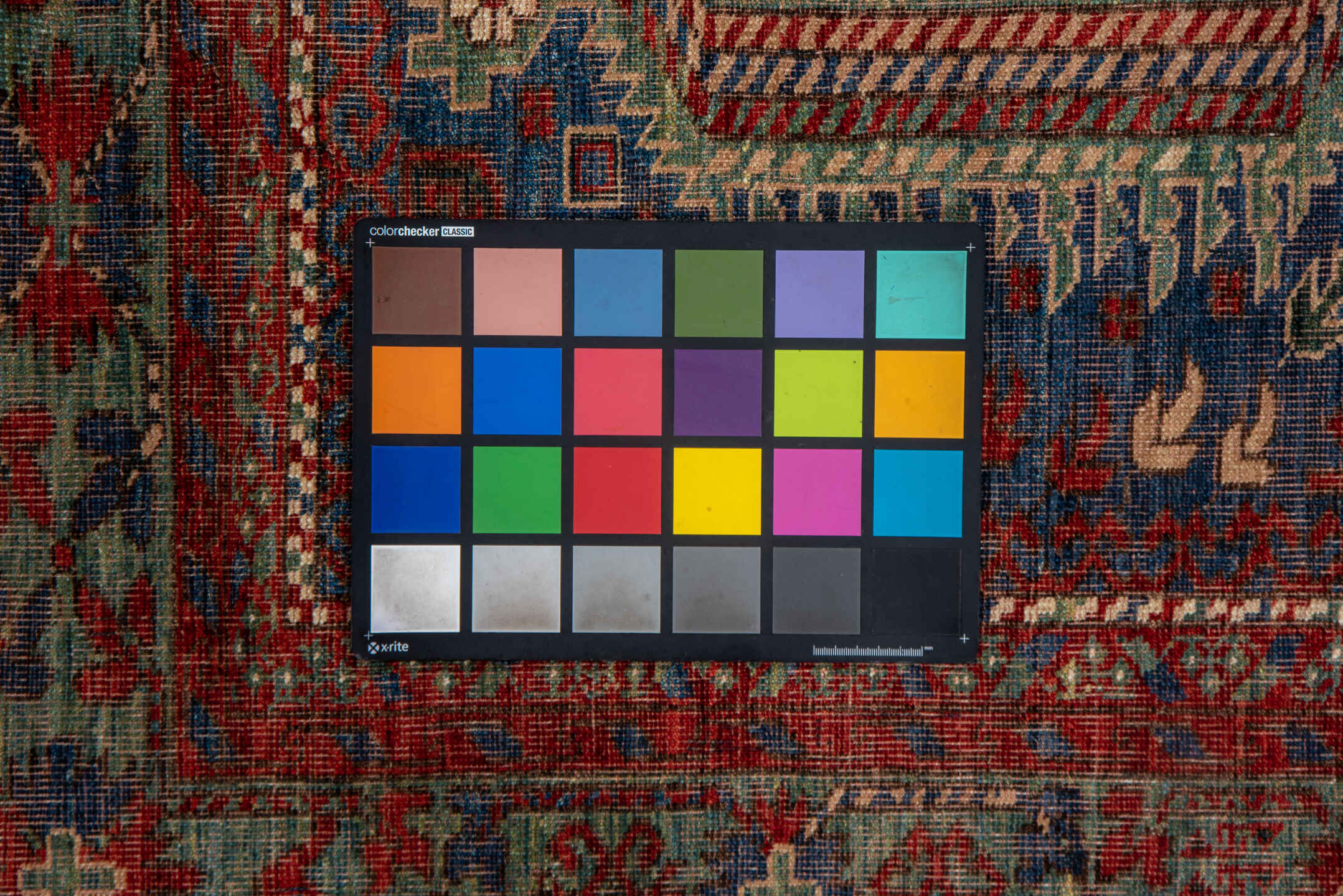 5' x 8' one-of-a-kind handmade vintage Shirvan medium size rug. Color palette: blue, brown, gray, pink, red, redwood